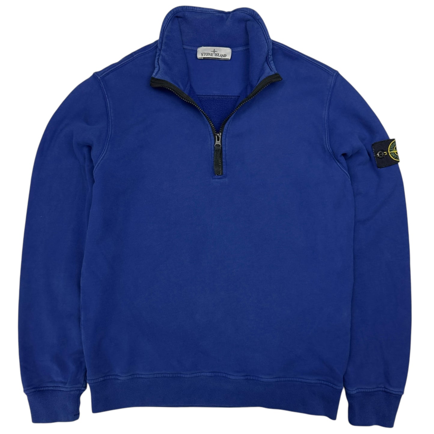 A/W 23 Stone Island Quarter Zip Sweater - Blue