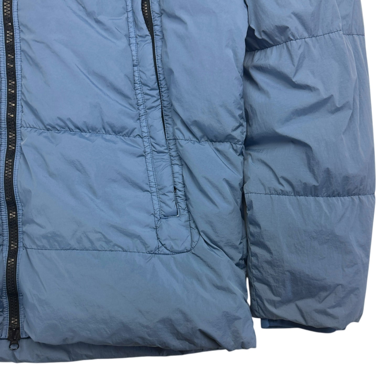 A/W 20 Stone Island Crinkle Reps NY Down Puffer Jacket - Blue