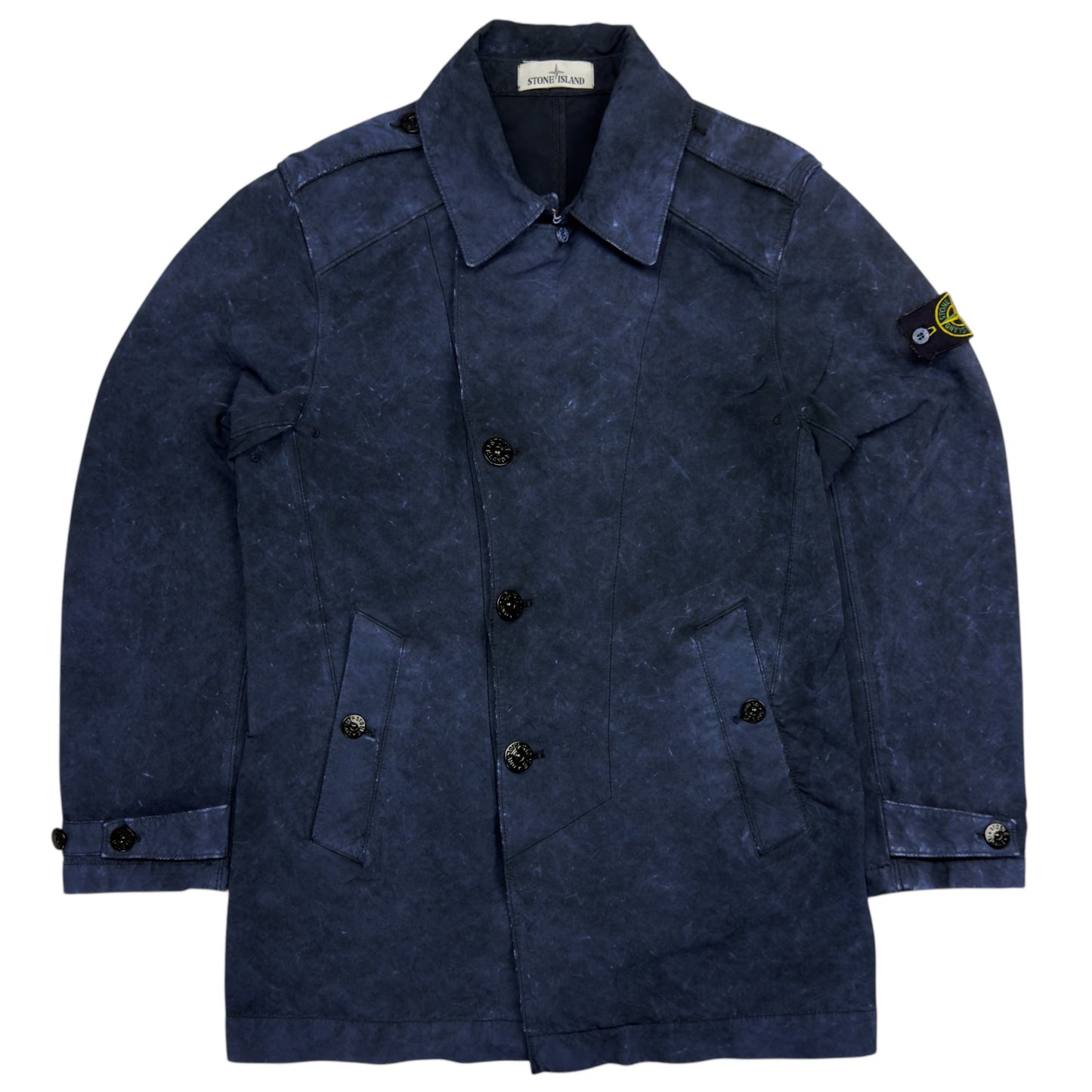 S/S 17 Stone Island David-TC Trench Coat with Dust Colour Treatment