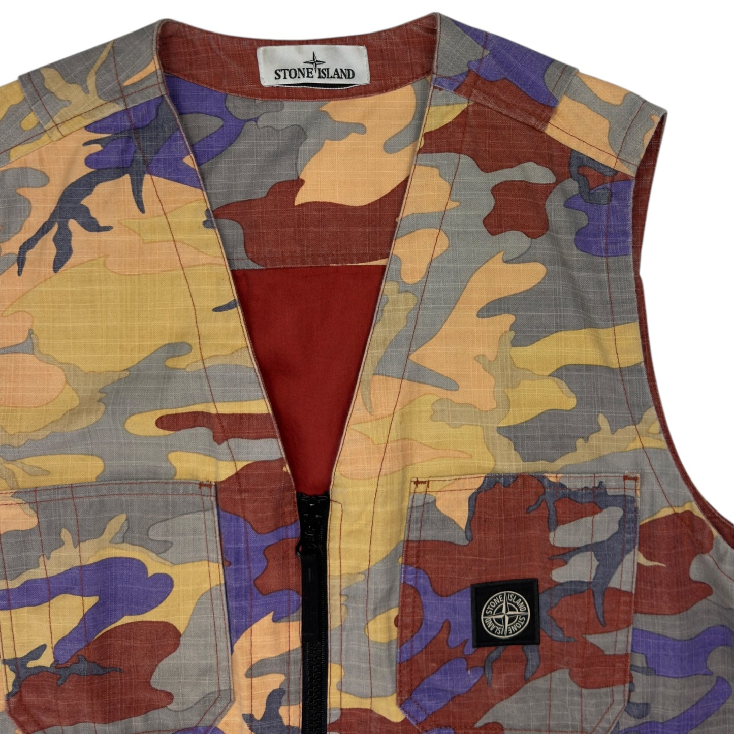 A/W 22 Stone Island Heritage Camo Ripstop Nylon Vest