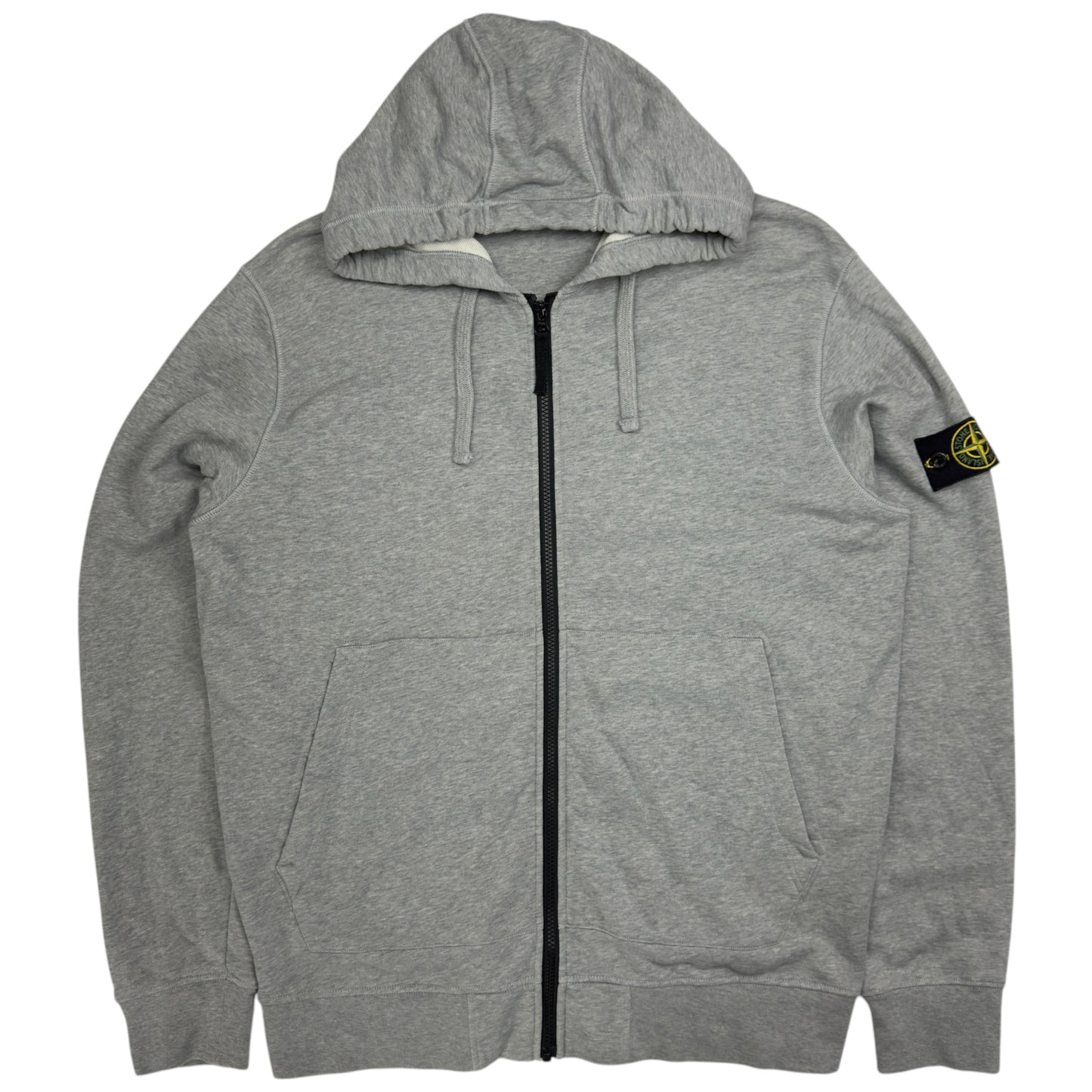 S/S 22 Stone Island Full Zip Hoodie - Grey