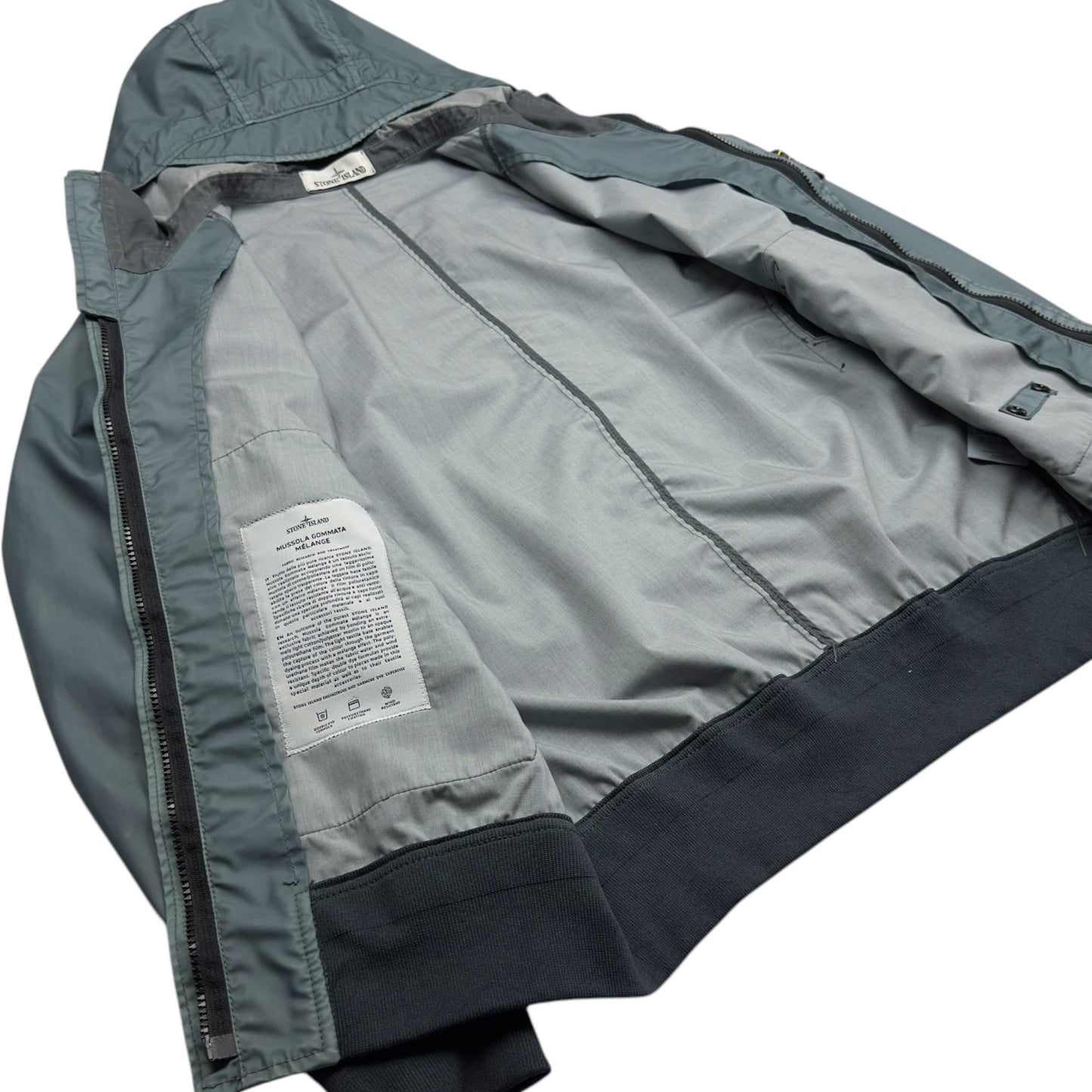 S/S 15 Stone Island Mussola Gommata Melange Jacket
