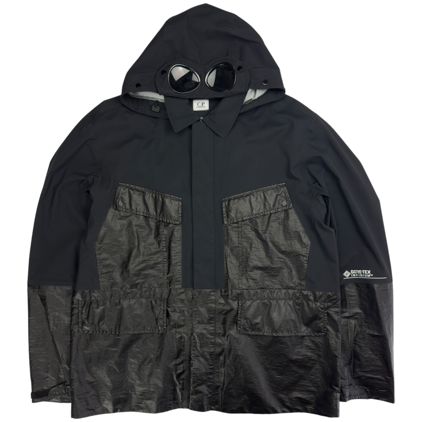 C.P. Company Gore-Tex Infinium Goggle Jacket - Black