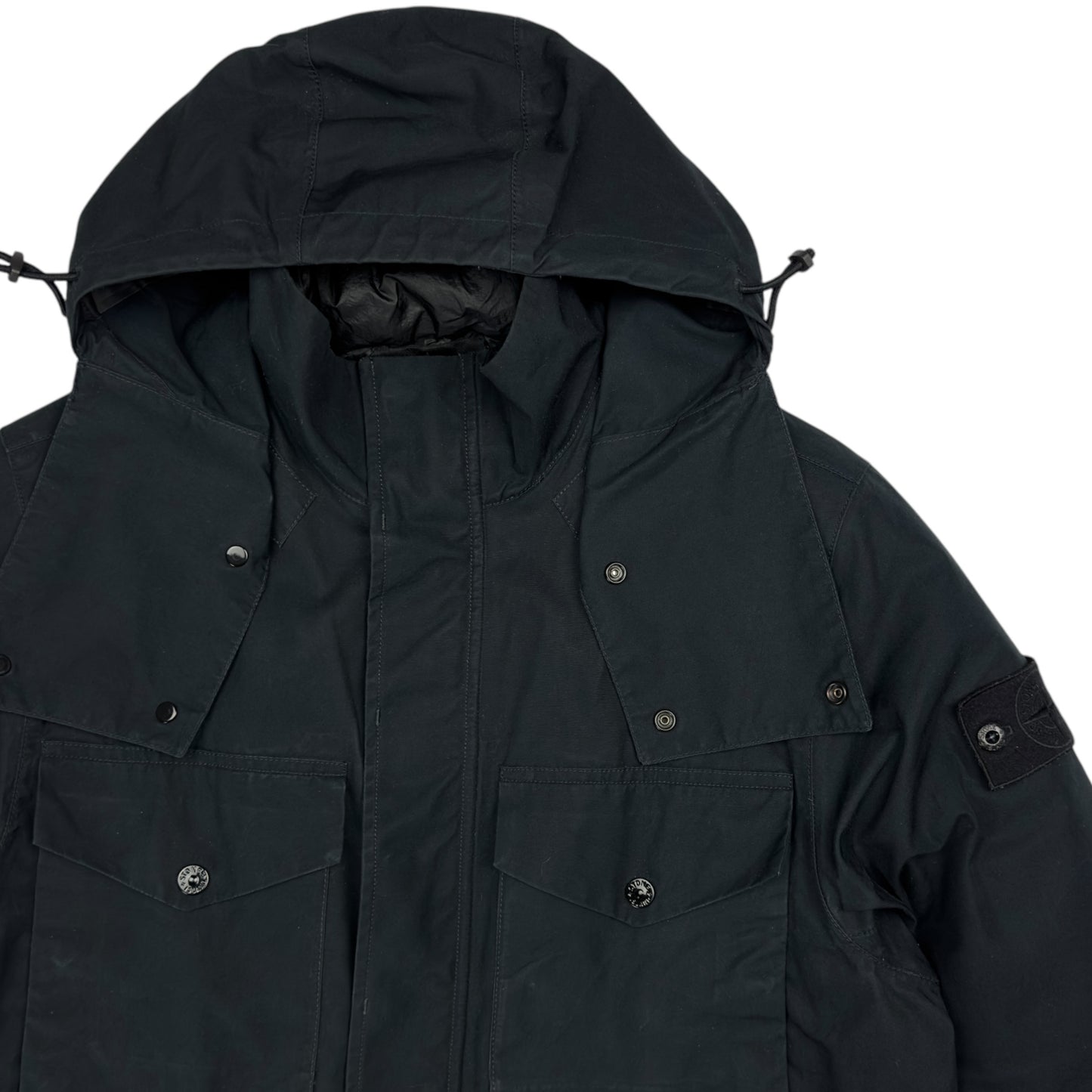 A/W 22 Stone Island O-Ventile Ghost Dutch Rope Down Jacket