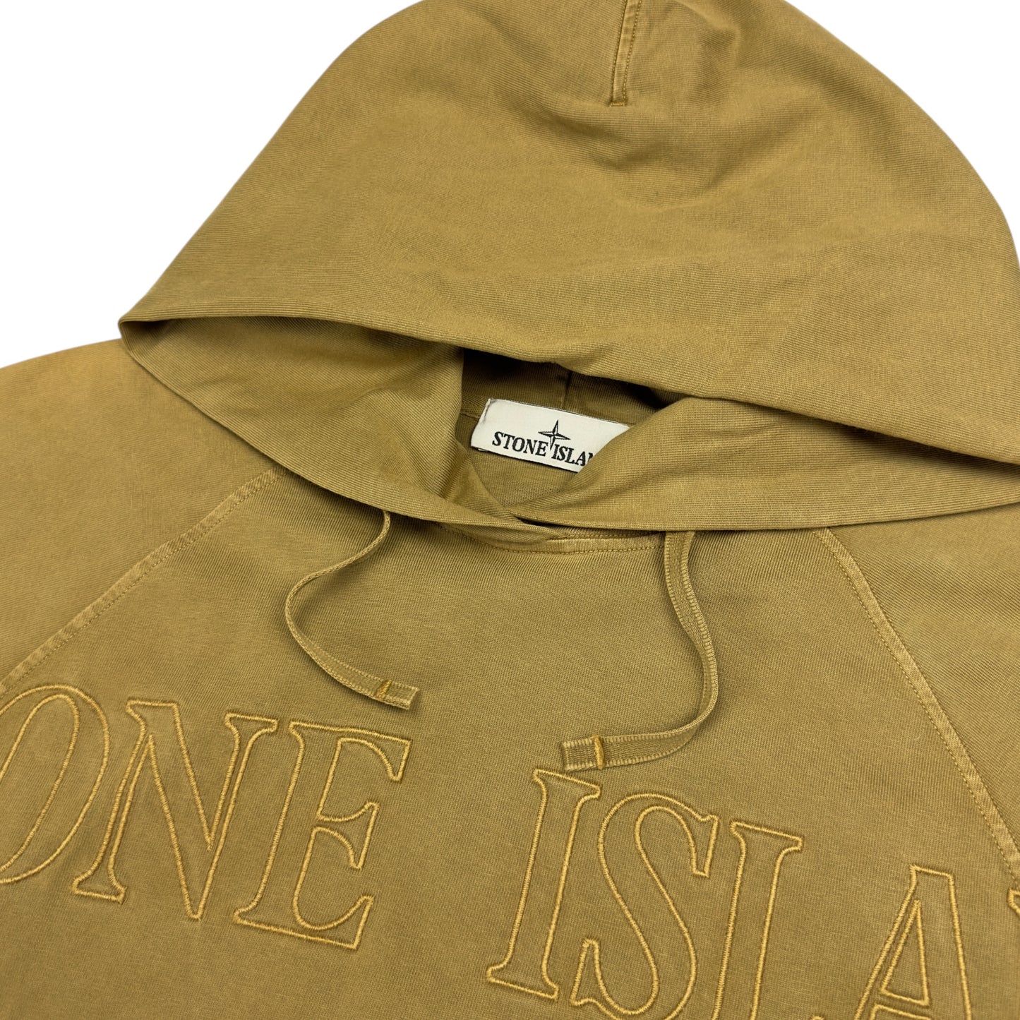 S/S 23 Stone Island Embroidered Spellout Hoodie