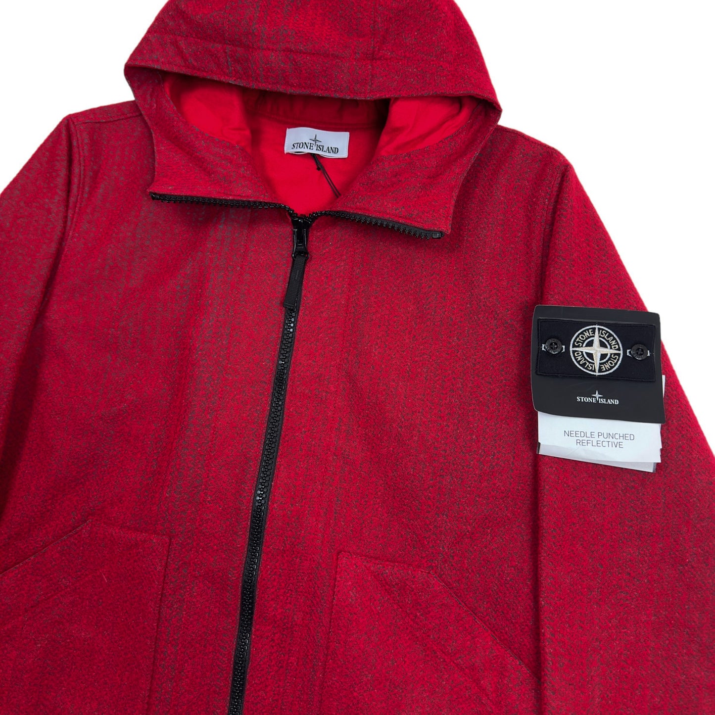 A/W 22 Stone Island Needle Punched Reflective Jacket