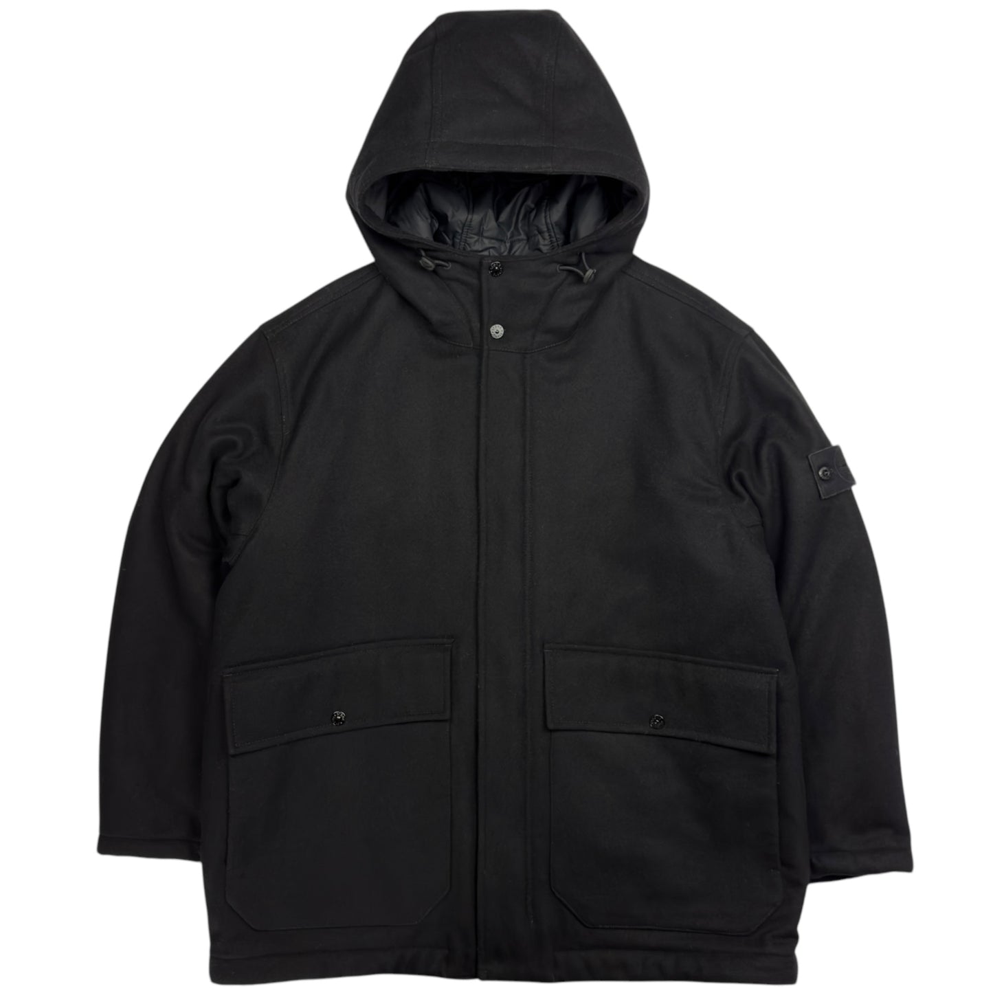 A/W 24 Stone Island Ghost Flanella Lana / Nylon With Primaloft Jacket