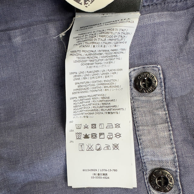 S/S 14 Stone Island Lino Watro Tela Jacket - Blue