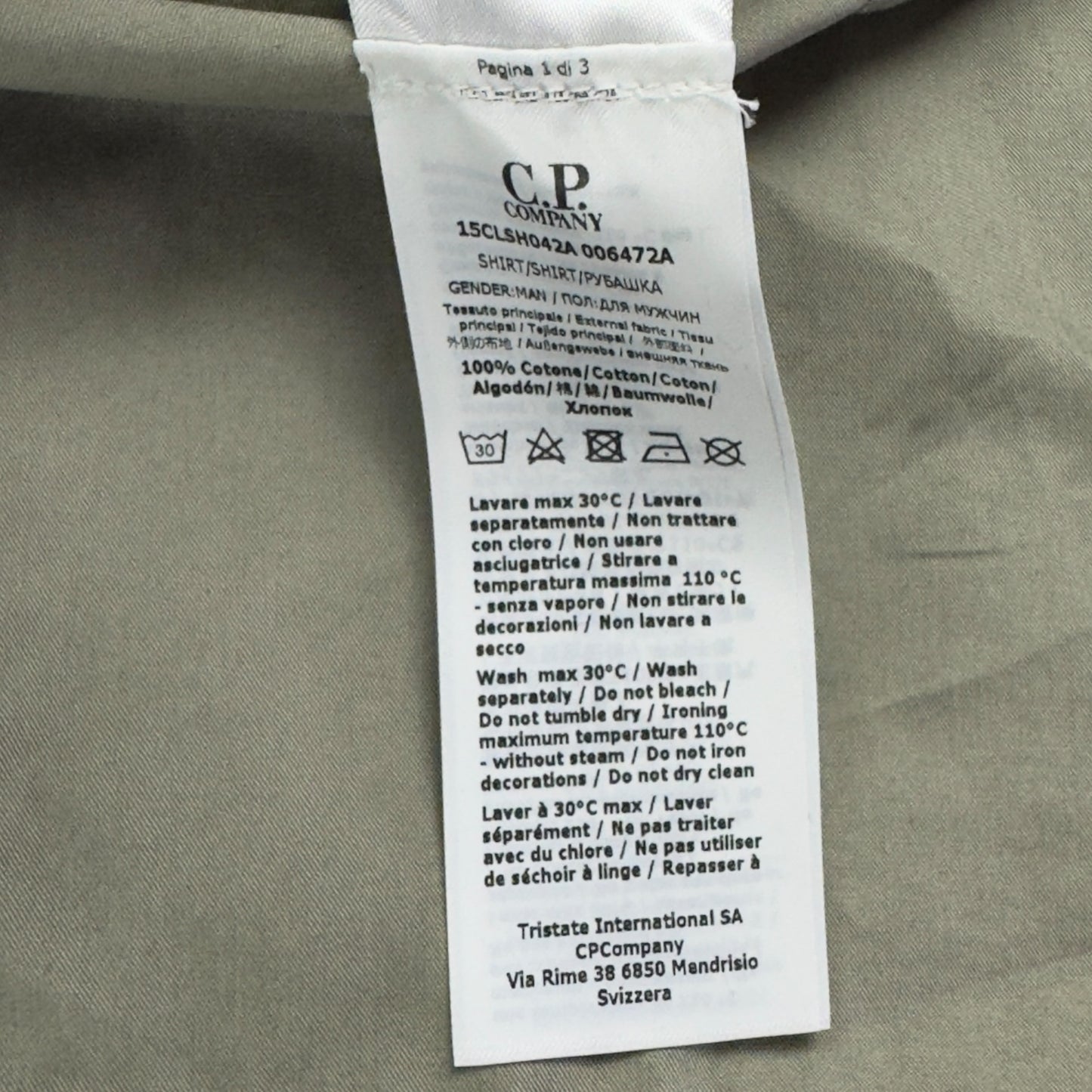 C.P. Company Metropolis Garbadine Overshirt