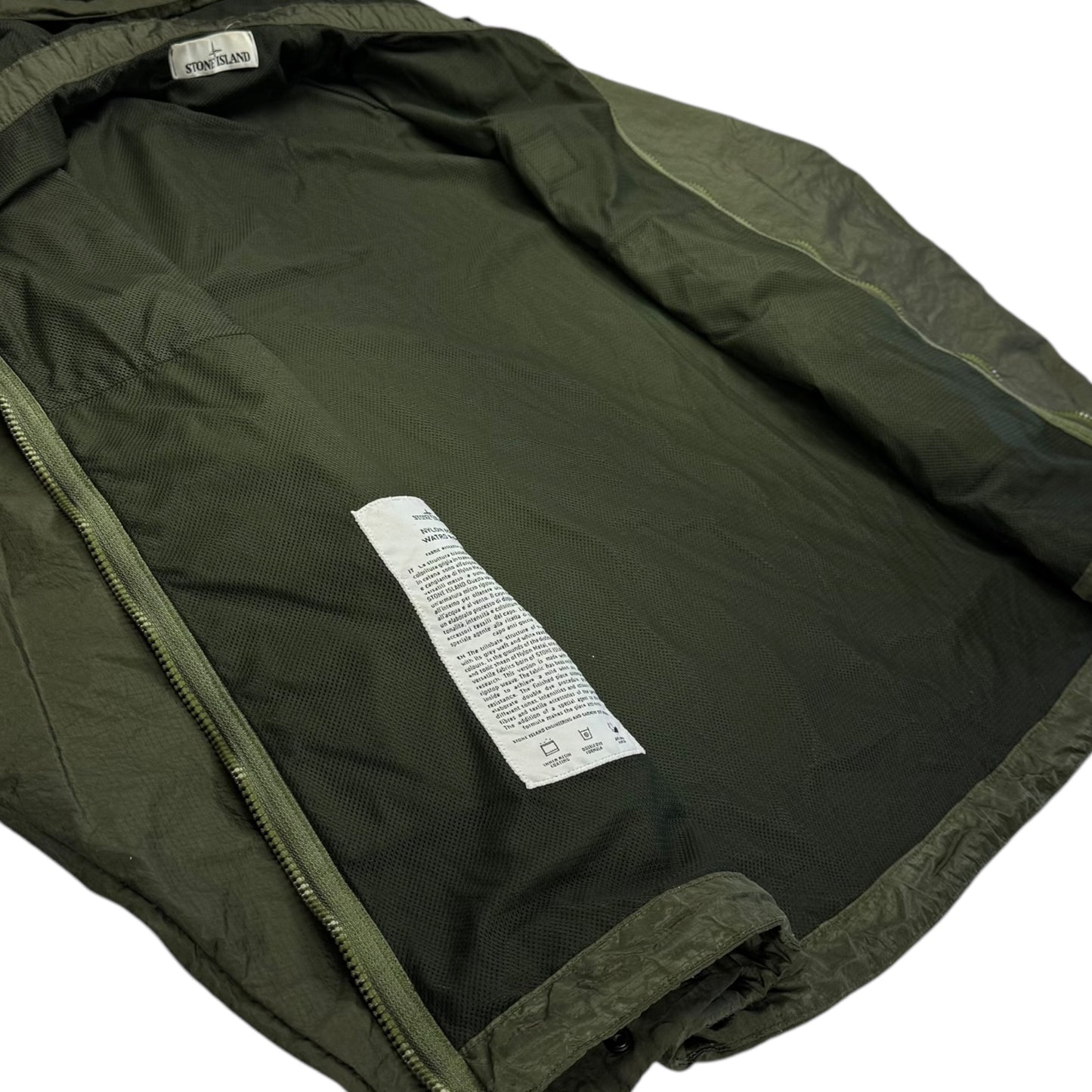 S/S 20 Stone Island Nylon Metal Watro Ripstop - Dark Green