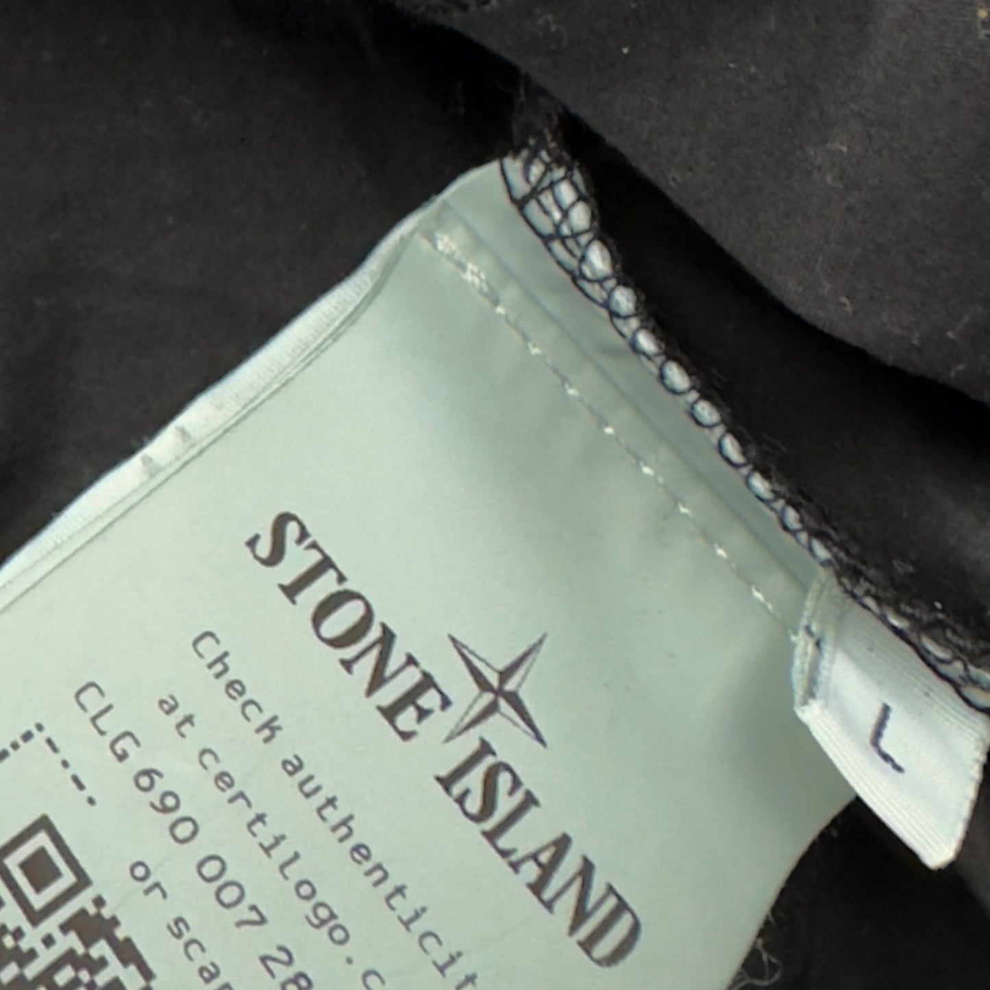 S/S 23 Stone Island Cotton Smock - Black