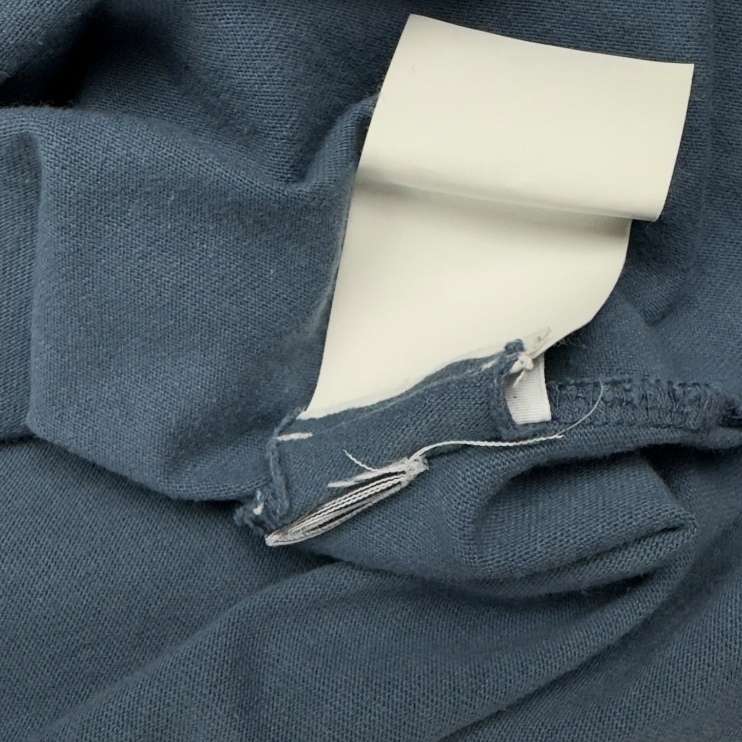 S/S 23 Stone Island Oversized Thick Cotton Embroidered T-Shirt - Blue