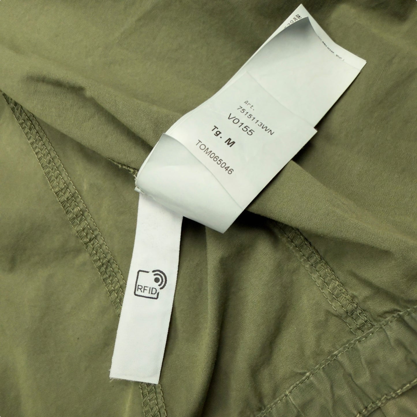 A/W 21 Stone Island Brushed Cotton Overshirt - Khaki