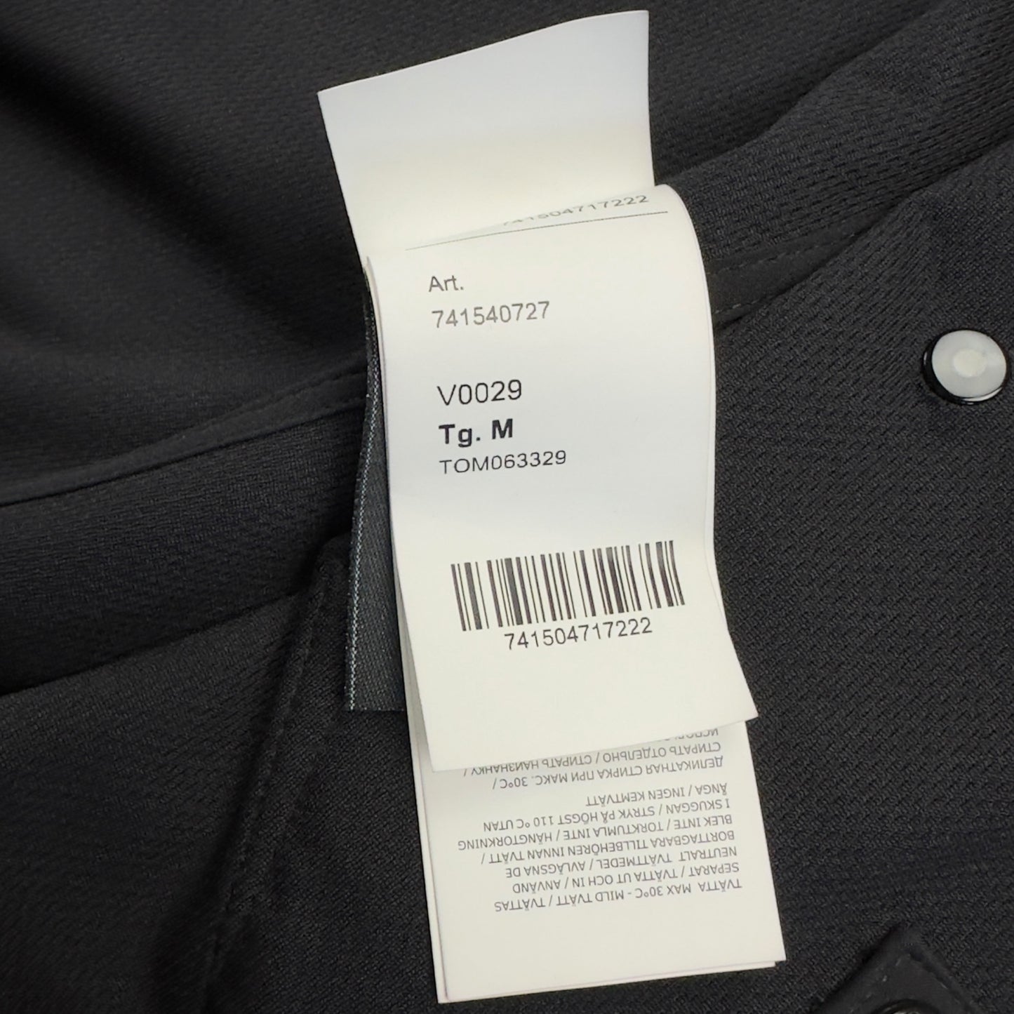 S/S 21 Stone Island Light Soft Shell-R Jacket with e-dye Technology - Black