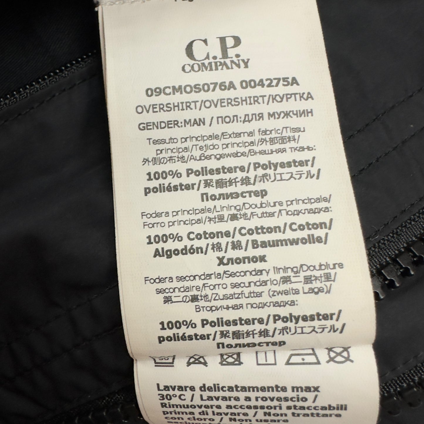 C.P. Company Micro M Goggle Jacket - Black
