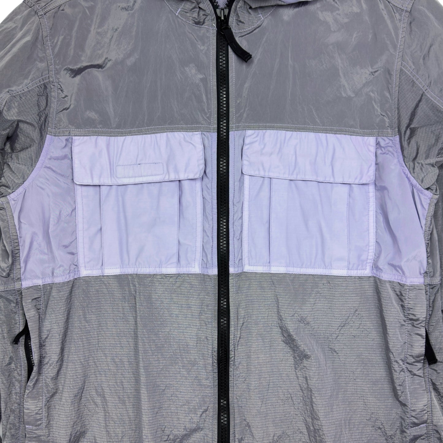 S/S 19 Stone Island Nylon Metal Watro Ripstop Windbreaker Jacket - Lavender