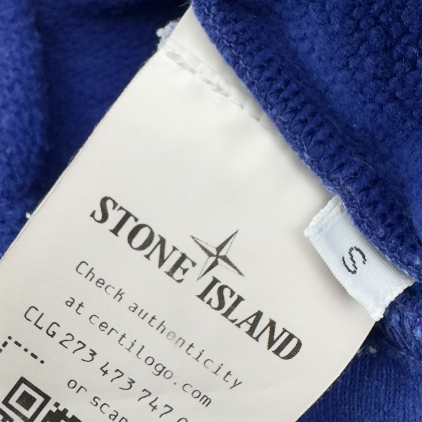 A/W 23 Stone Island Quarter Zip Sweater - Blue