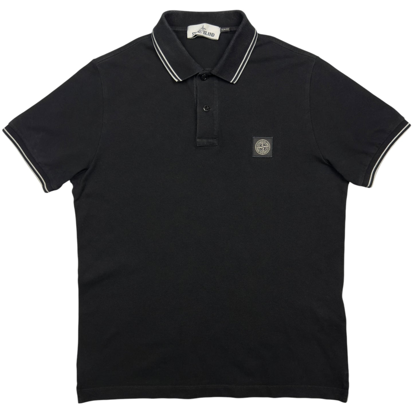 A/W 21 Stone Island Polo Shirt - Black