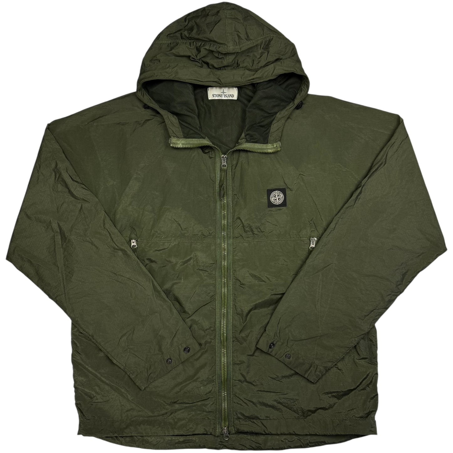 S/S 20 Stone Island Nylon Metal Watro Ripstop - Dark Green