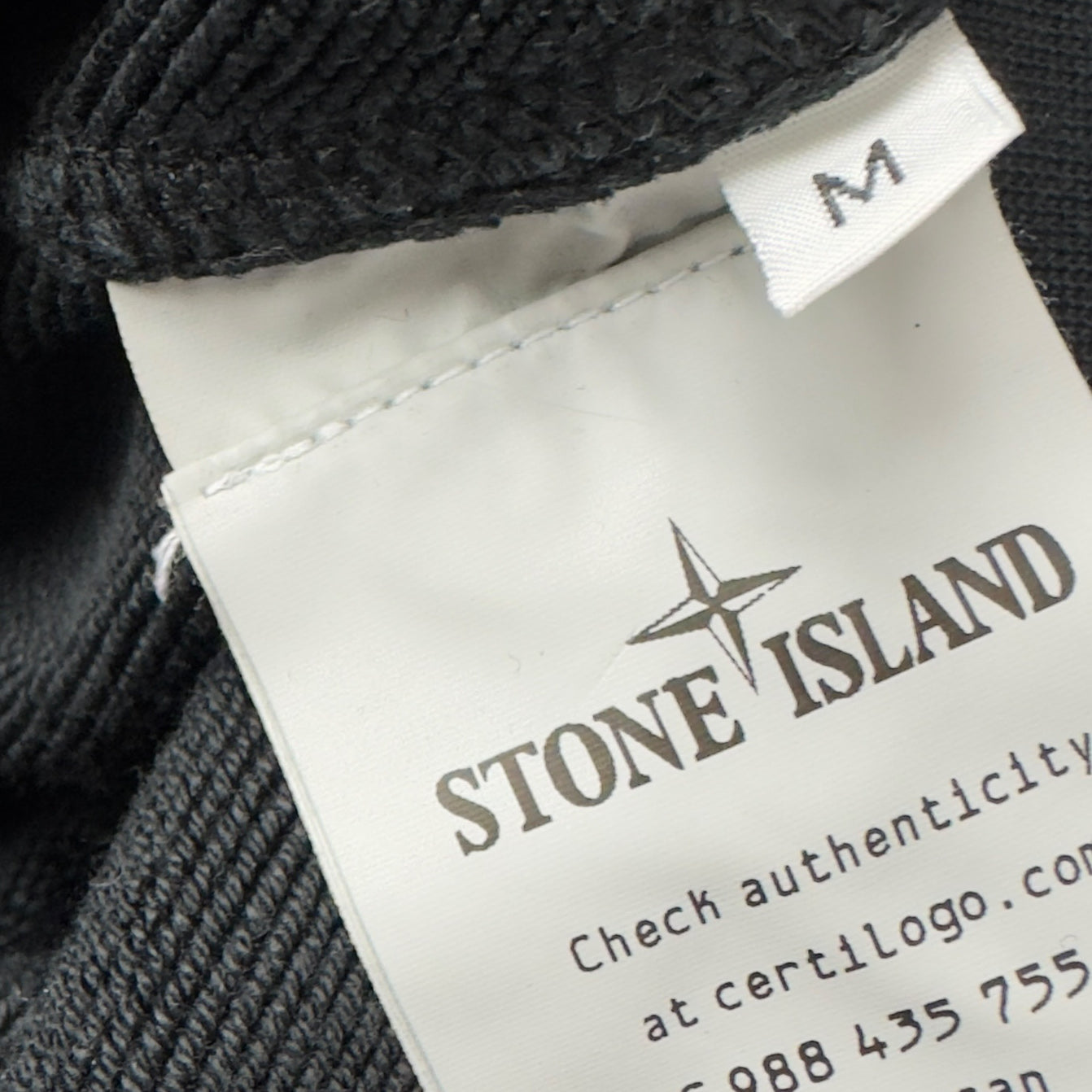 S/S 22 Stone Island Crewneck Sweater - Black