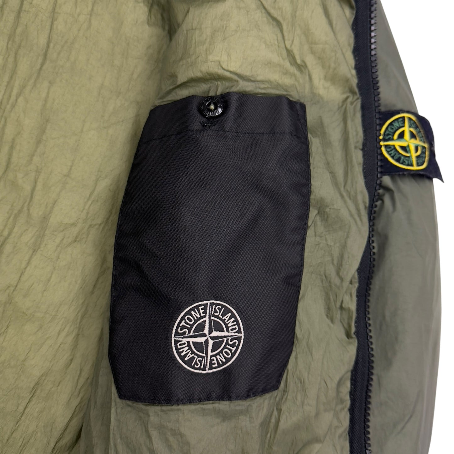 A/W 19 Stone Island Crinkle Reps NY Jacket - Khaki