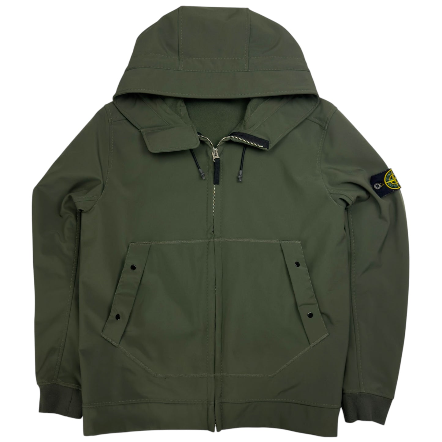 A/W 20 Stone Island Soft Shell R Jacket - Dark Green