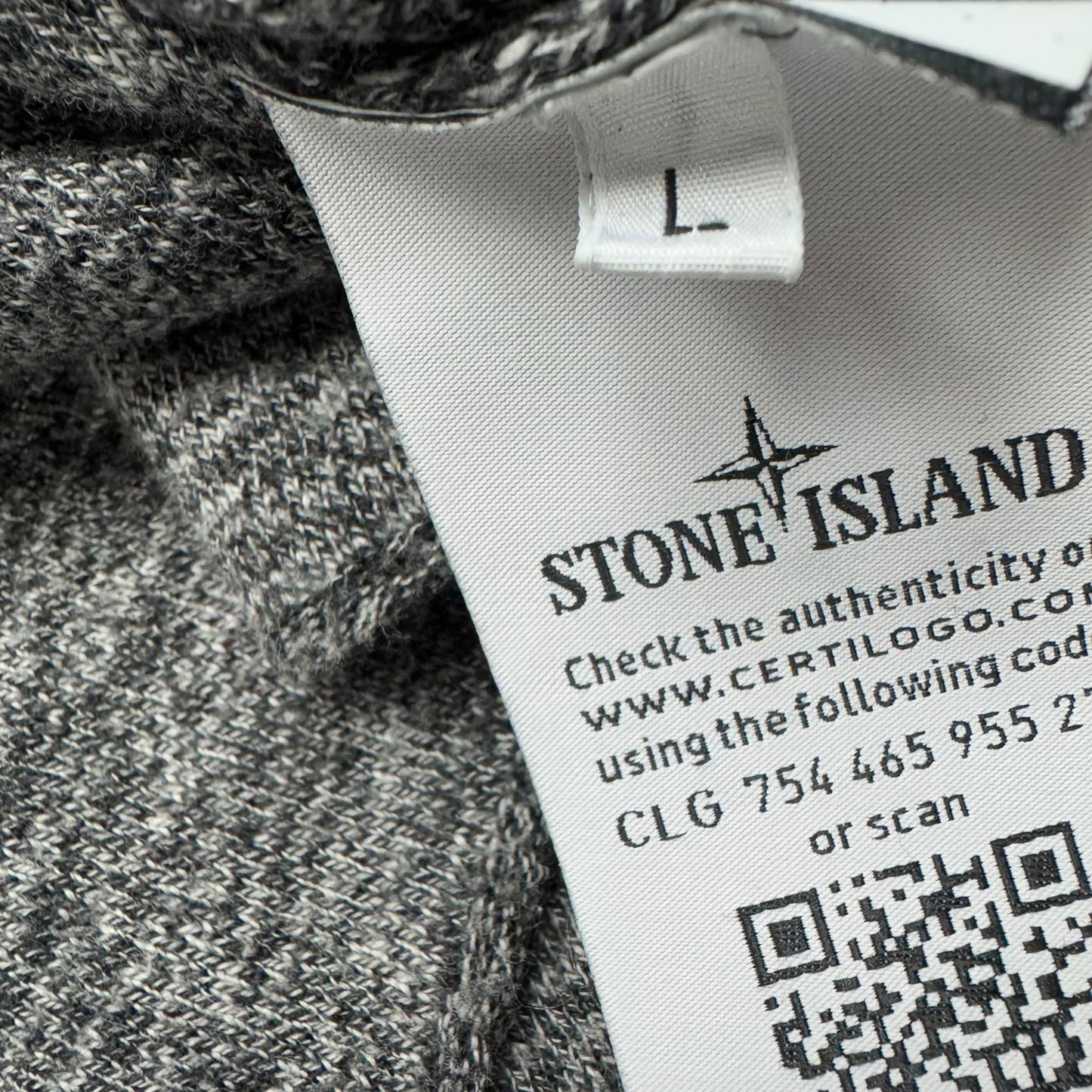 A/W 18 Stone Island Wool Blend Knit Marl Sweater