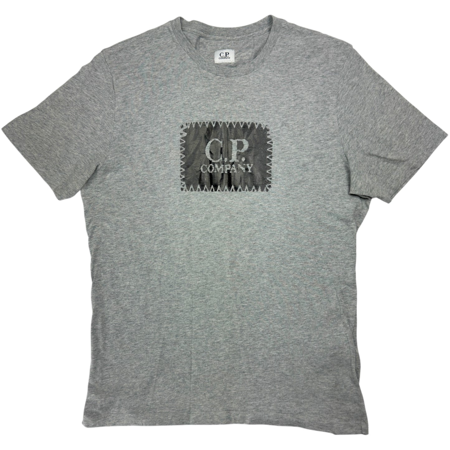 C.P. Company Big Stitch Logo T-Shirt - Grey