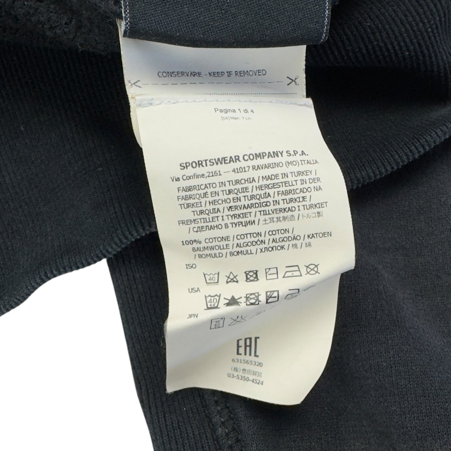 A/W 15 Stone Island Crewneck Sweater - Black