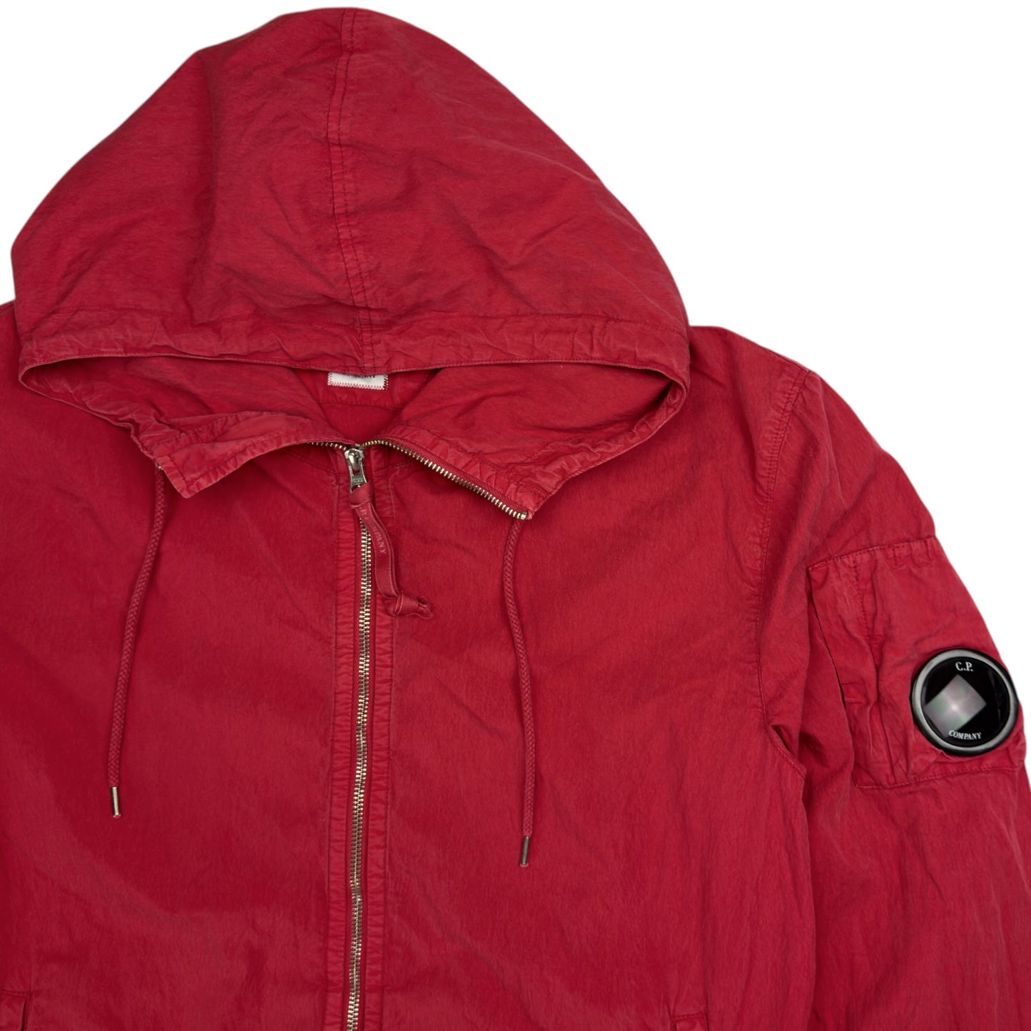 C.P. Company Big Lens Cotton Windbreaker - Red