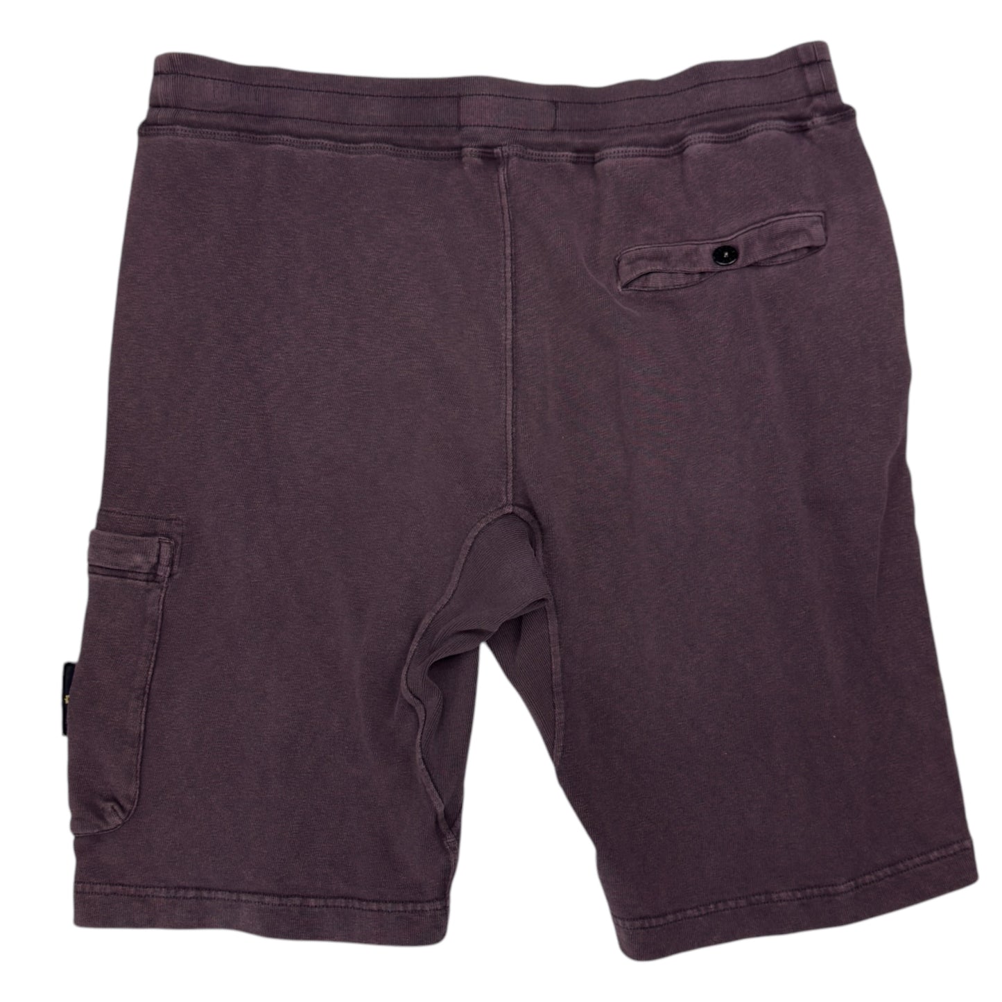 S/S 18 Stone Island Cotton Jersey Cargo Shorts - Purple