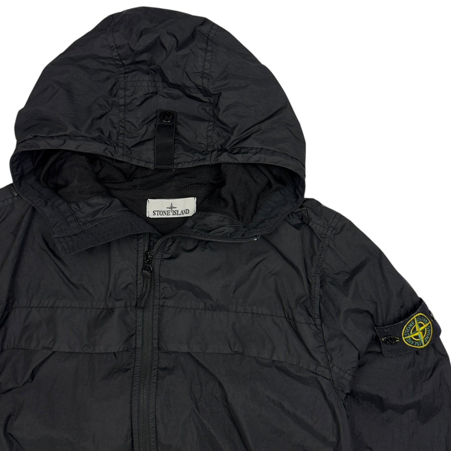 S/S 24 Stone Island Crinkle Reps R-NY Jacket - Black