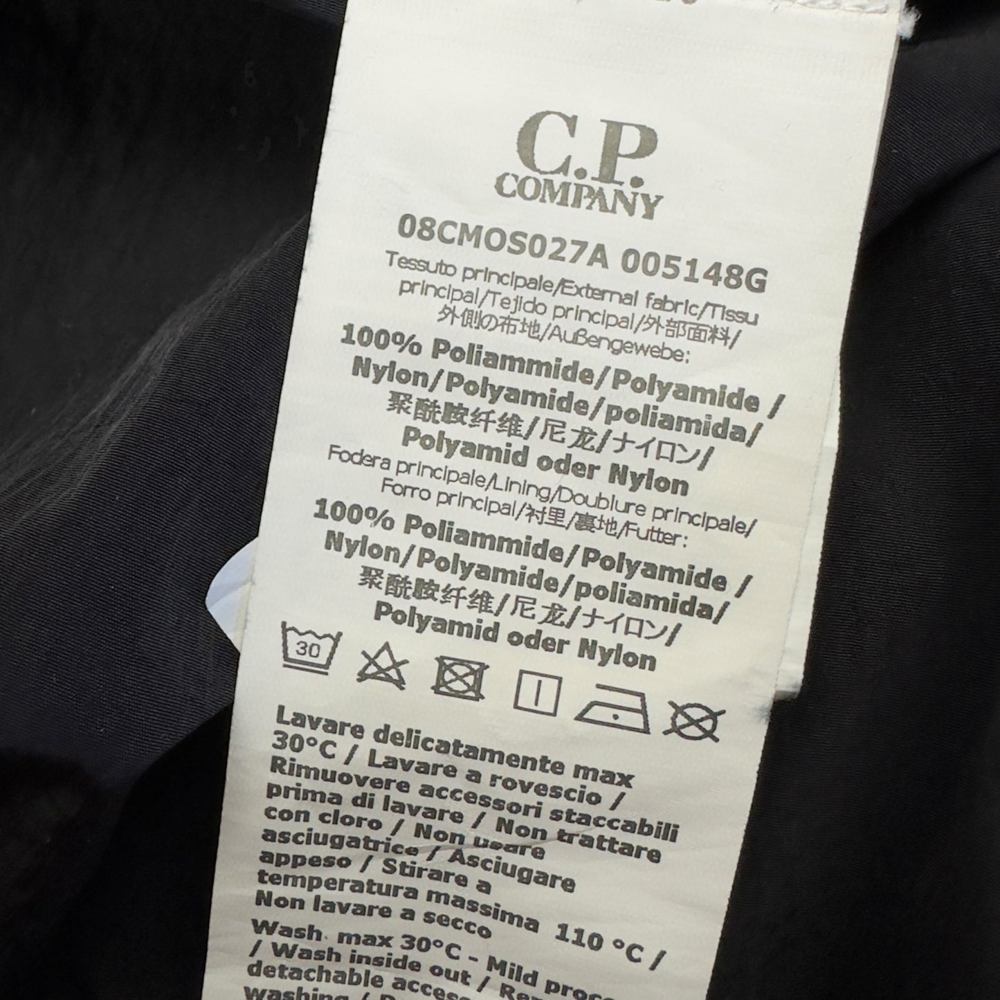 C.P. Company Chrome Overshirt - Black