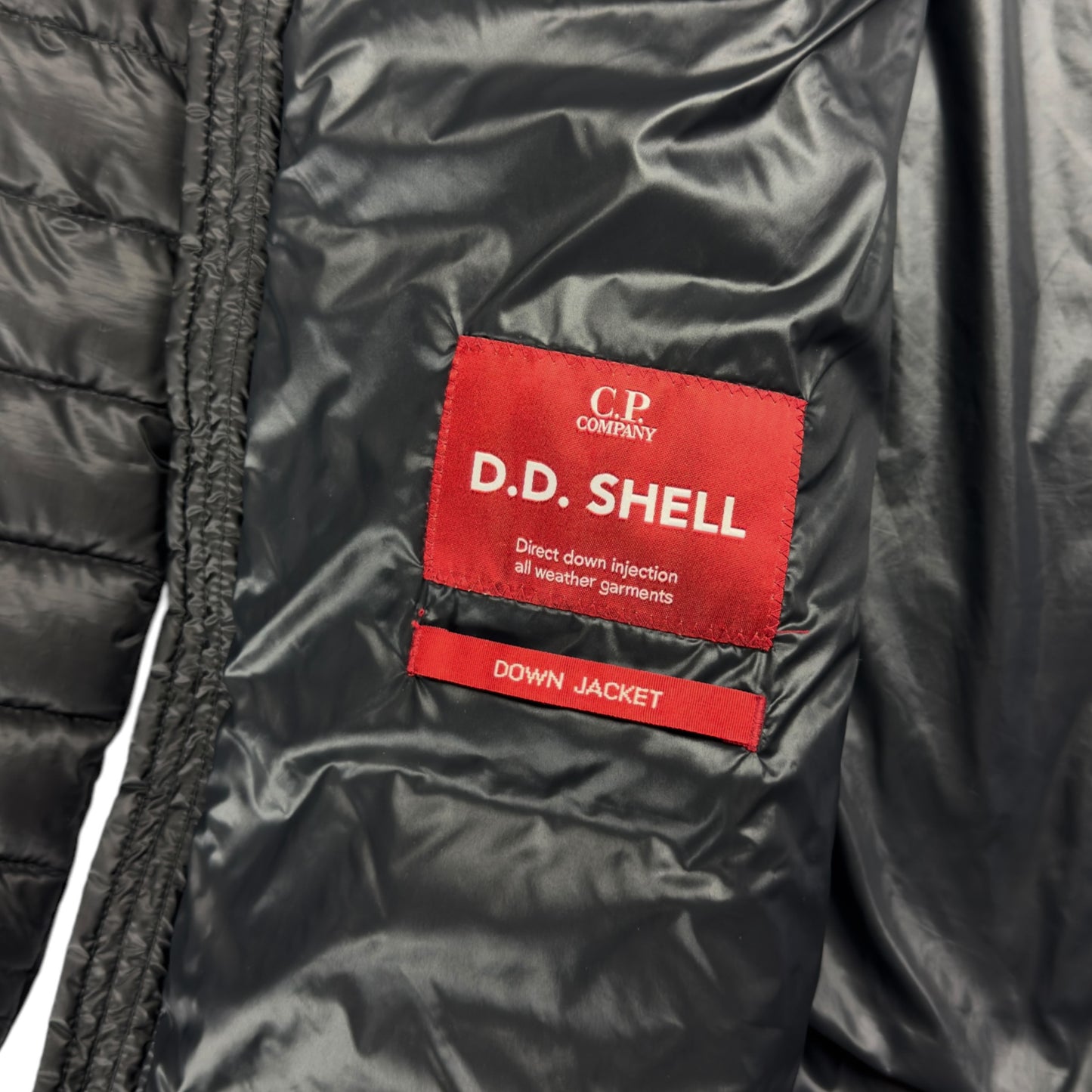 C.P. Company D.D. Shell Ripstop Down Goggle Puffer Jacket
