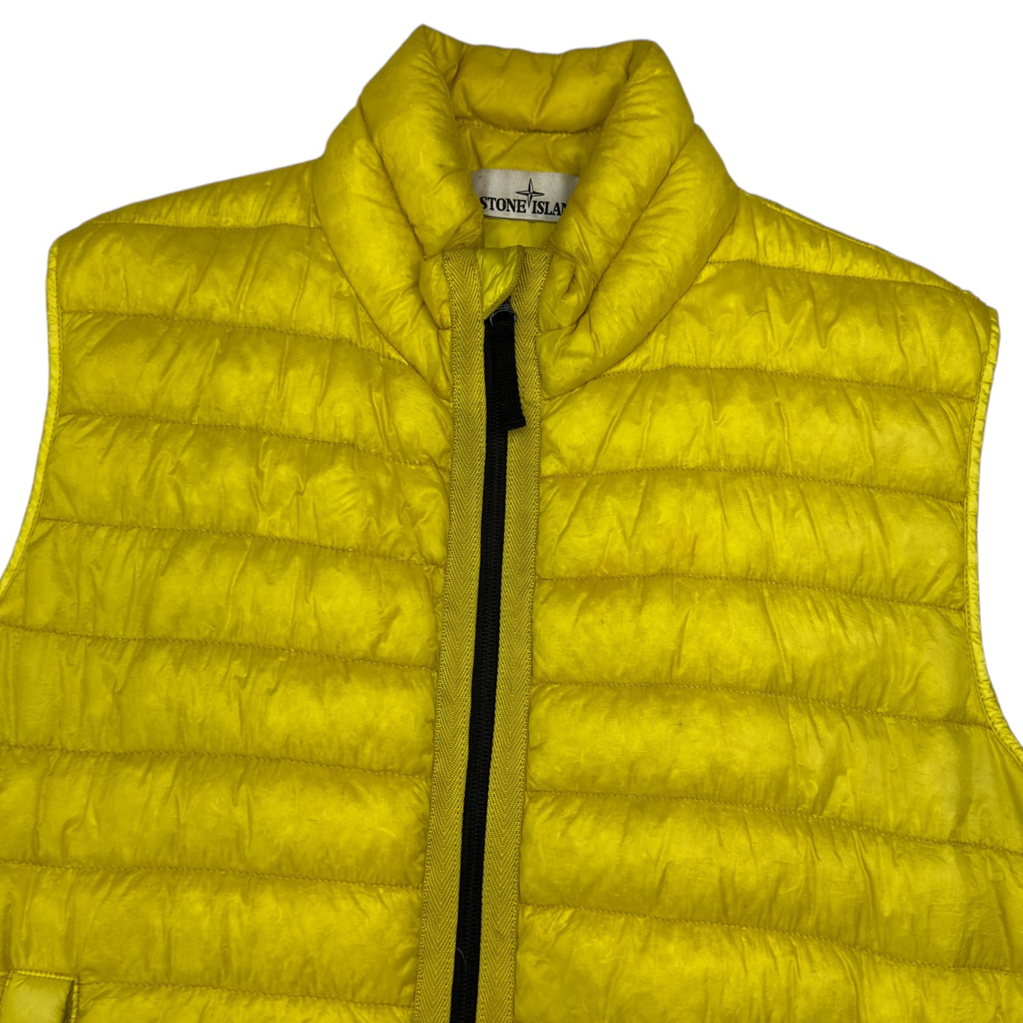 A/W 14 Stone Island Down_26 GR X SQM_N - Ultra Light Down Gilet - Yellow