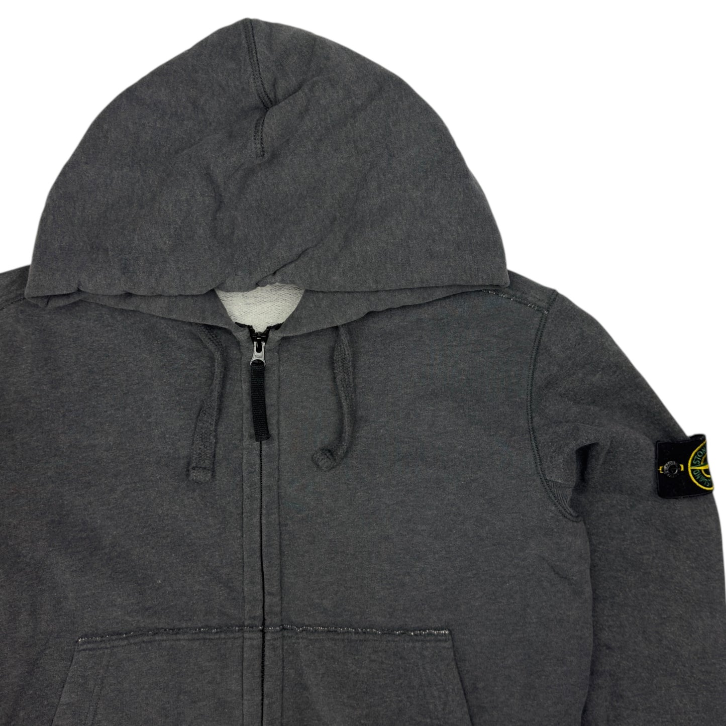 A/W 17 Stone Island Full Zip Hoodie - Dark Grey