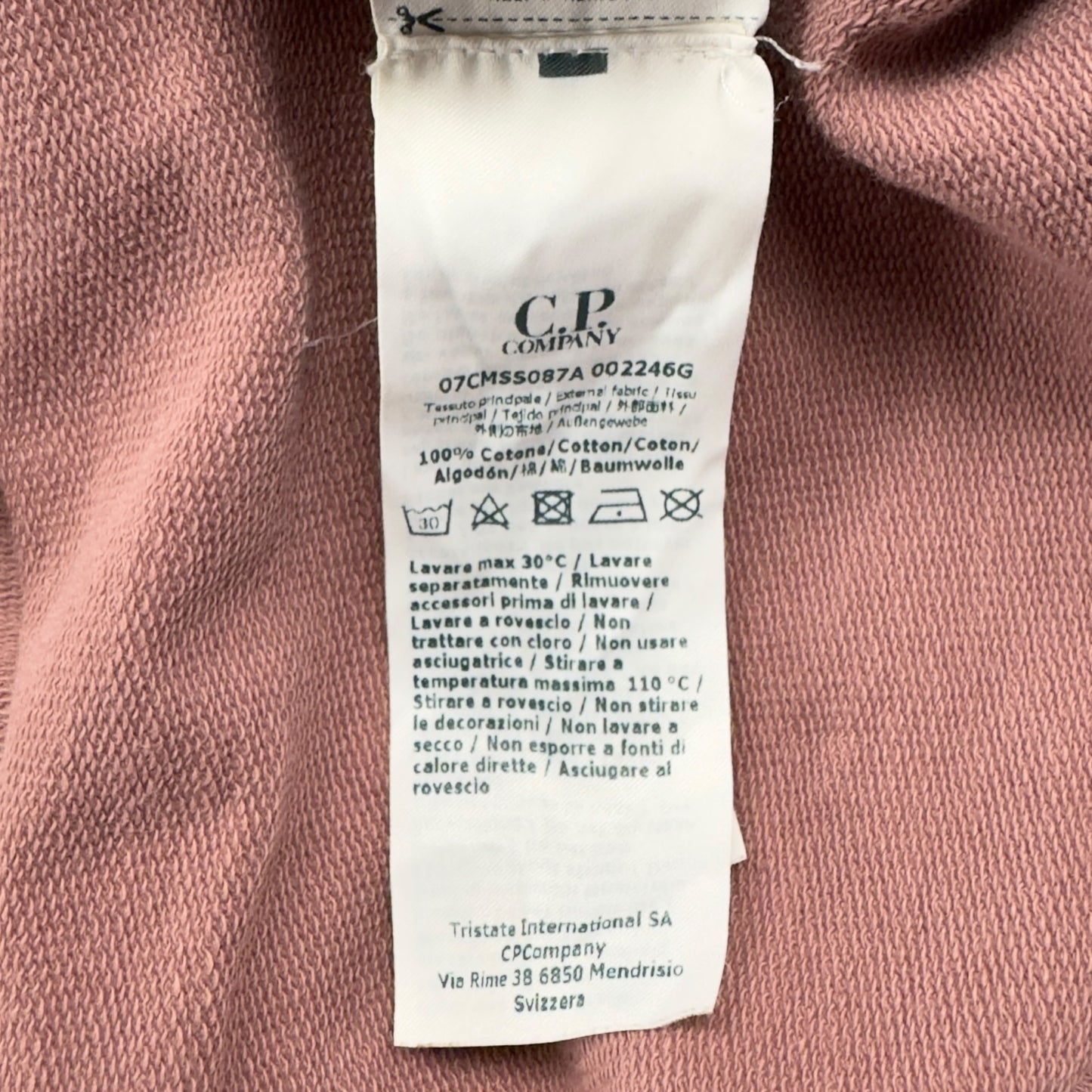C.P. Company Lightweight Sweater - Dusty Pink