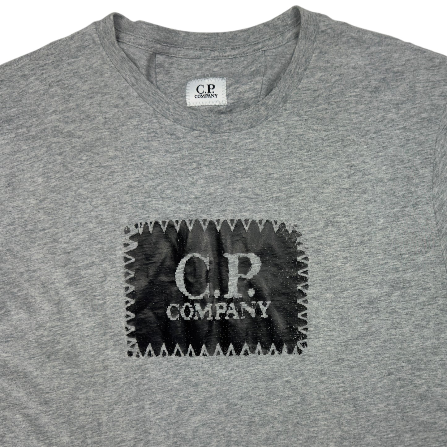 C.P. Company Big Stitch Logo T-Shirt - Grey