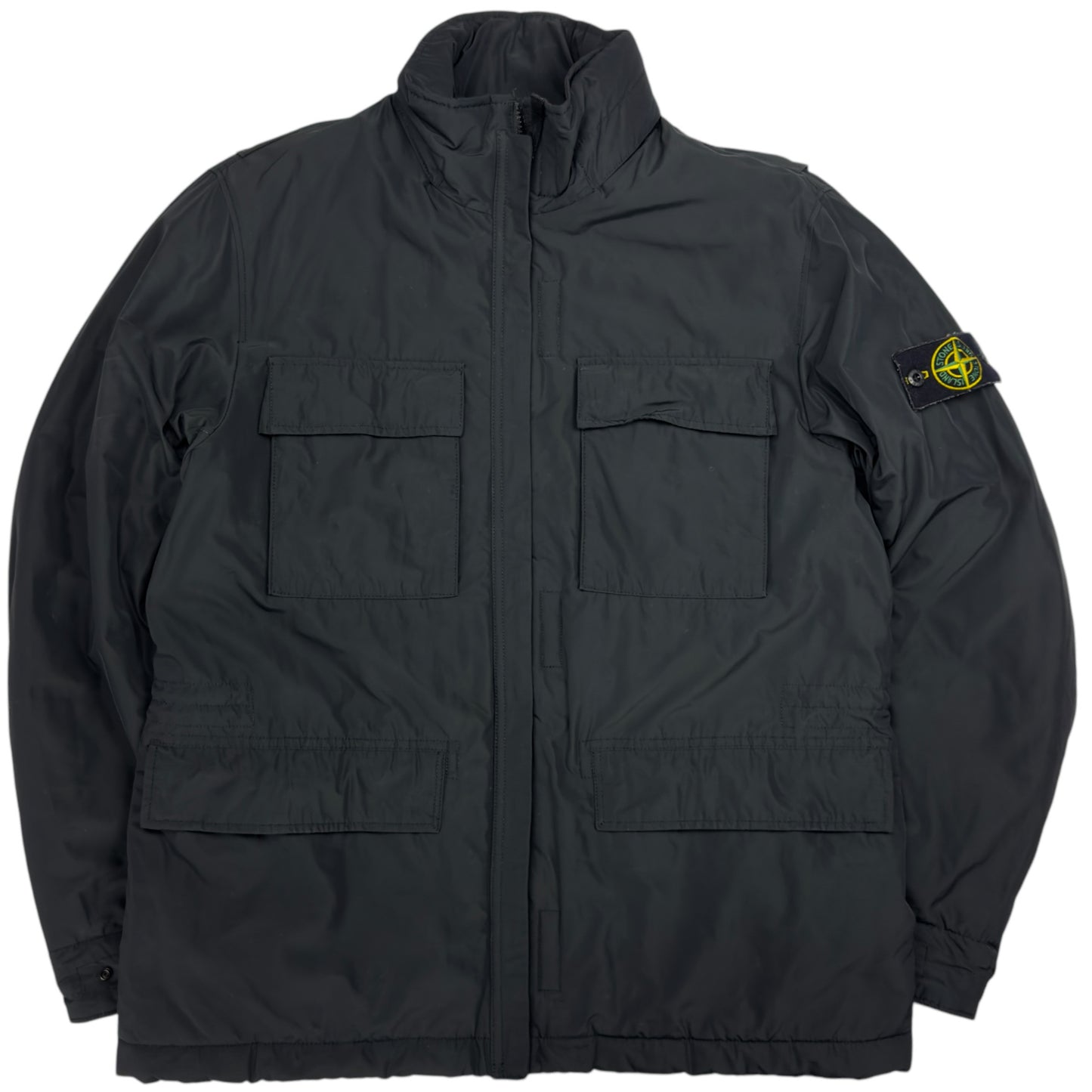 A/W 18 Stone Island Micro Reps with Primaloft Field Jacket - Black