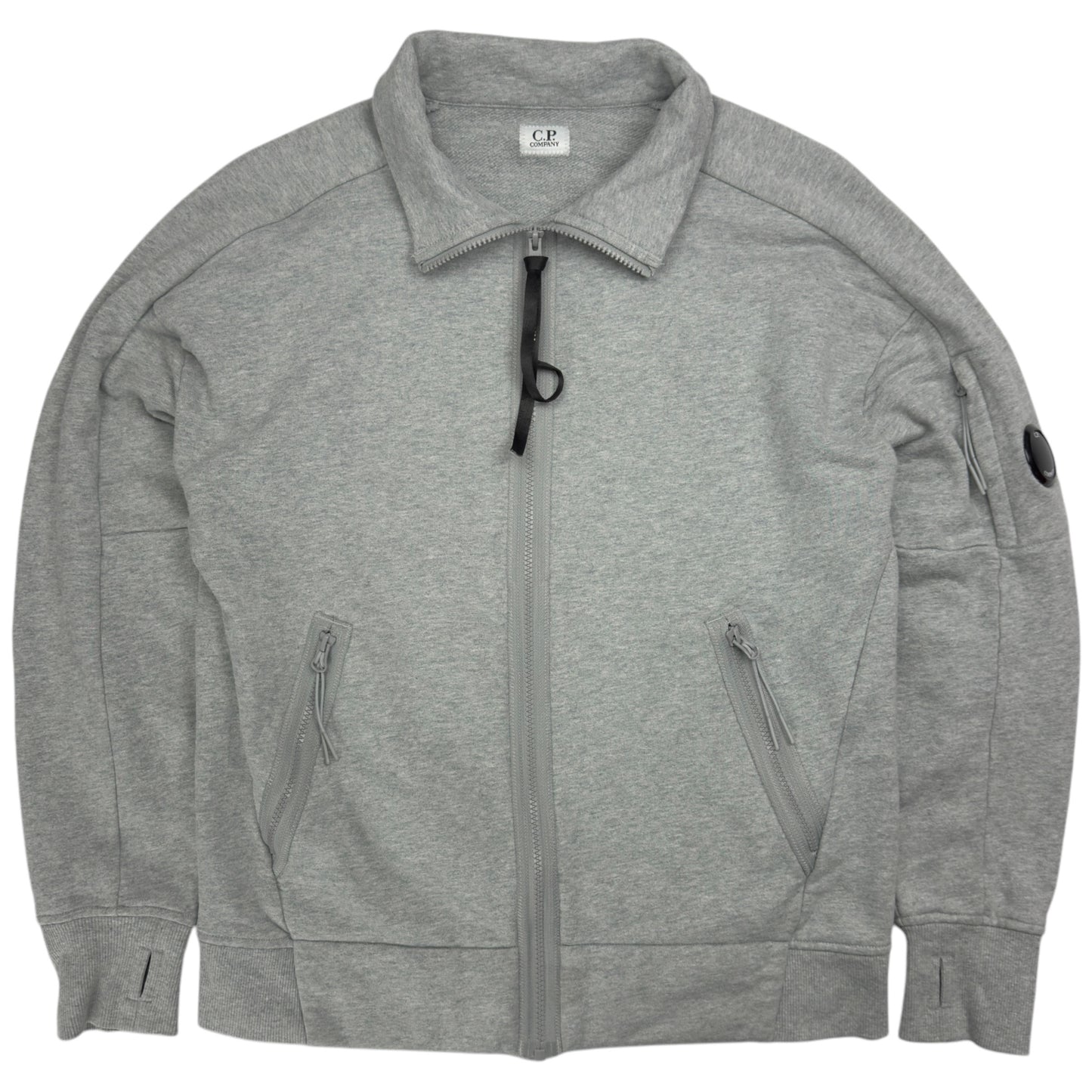 C.P. Company Full Zip Sweater - Grey