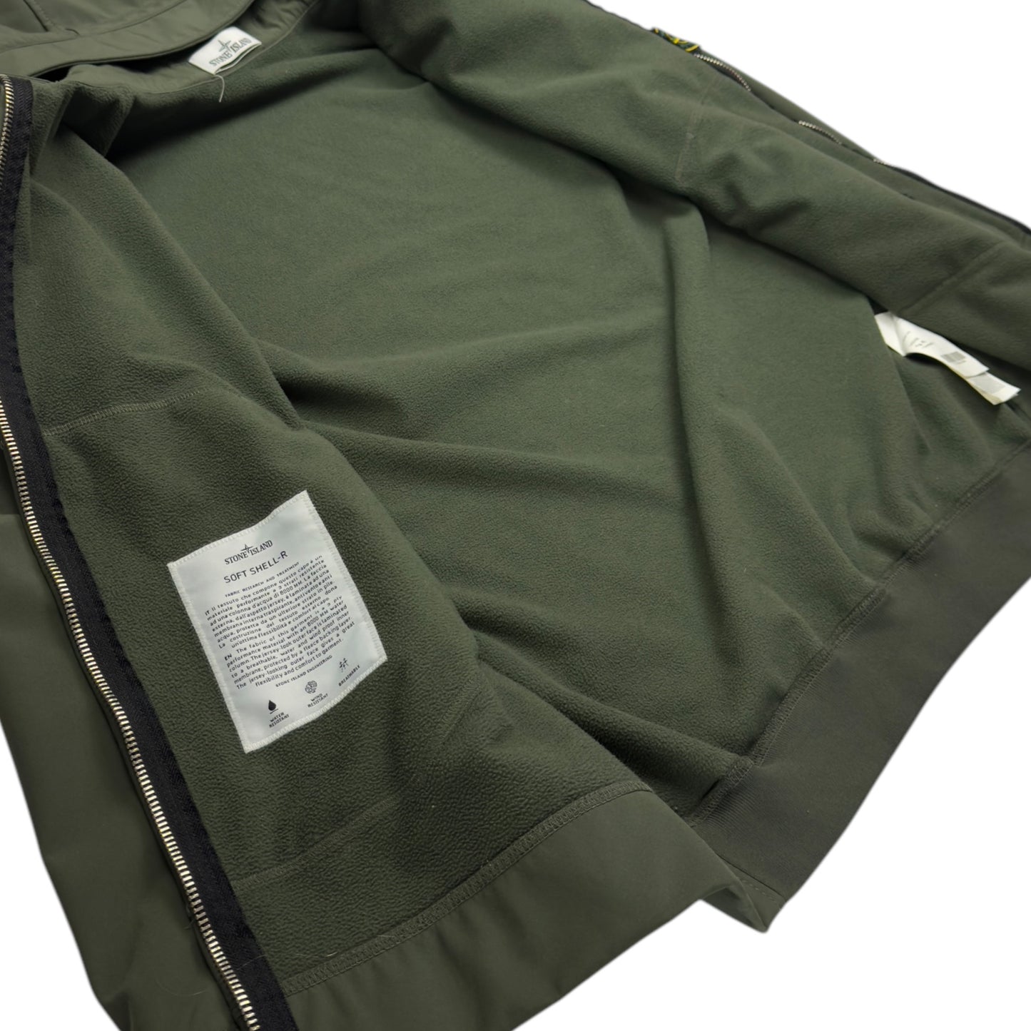 A/W 20 Stone Island Soft Shell R Jacket - Dark Green