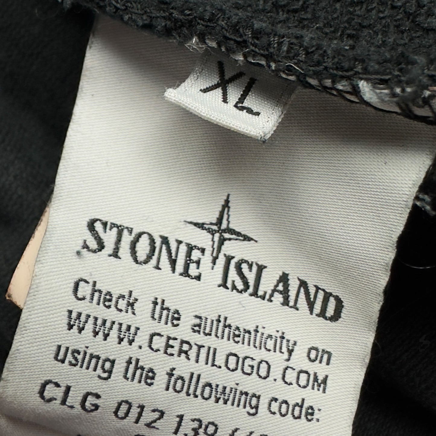 Stone Island Kangaroo Pocket Back Print Crewneck Sweater