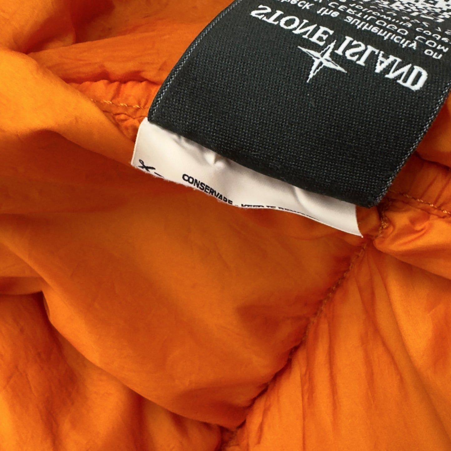 A/W 19 Stone Island Crinkle Reps NY Down Puffer Jacket - Orange