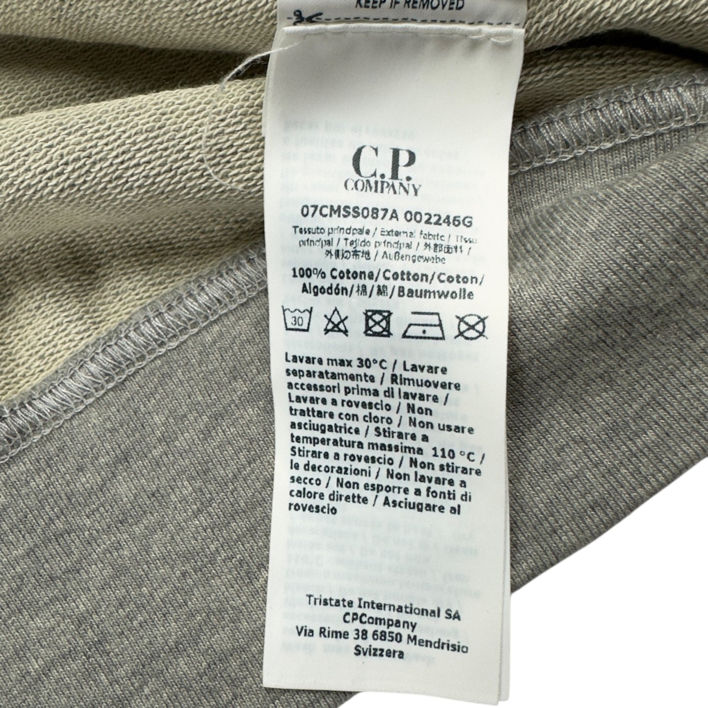 C.P. Company Lightweight Sweater - Marl Grey