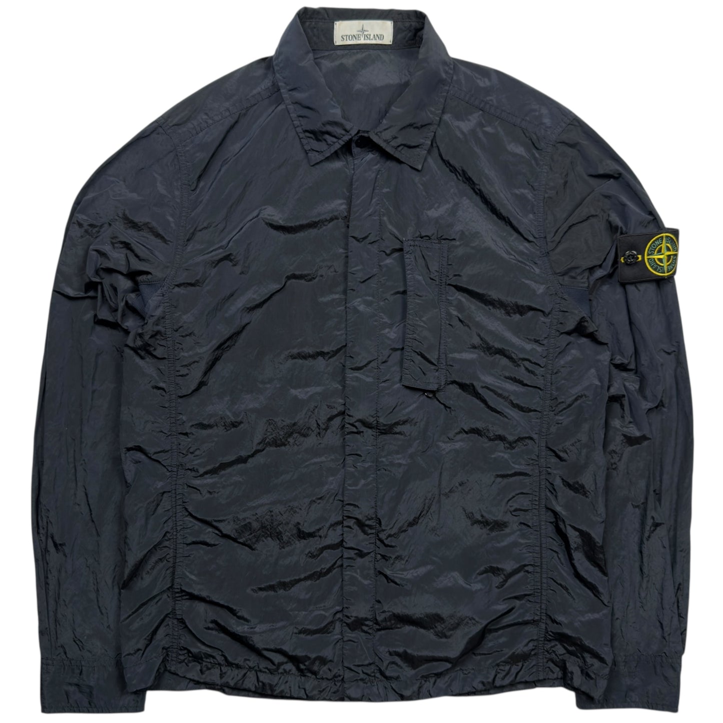 S/S 18 Stone Island Nylon Metal Overshirt - Navy