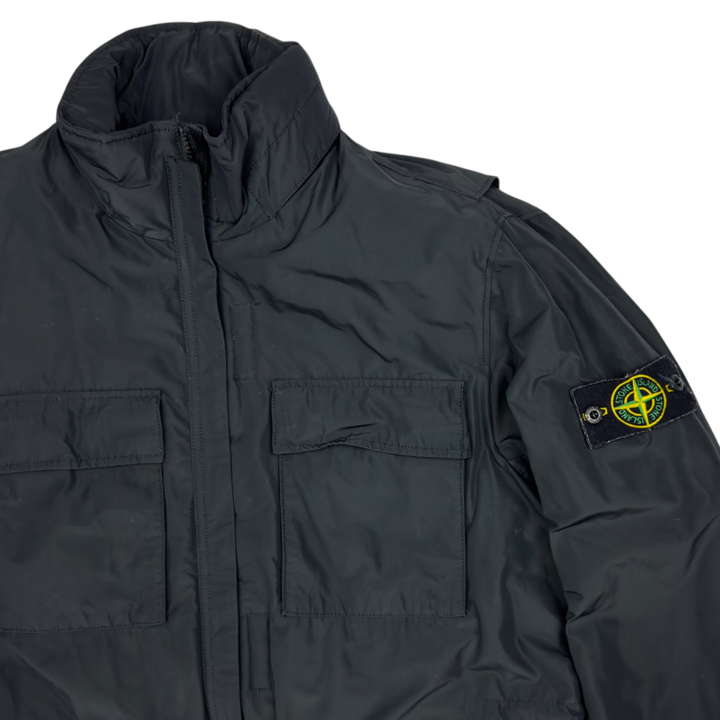 A/W 18 Stone Island Micro Reps with Primaloft Field Jacket - Black