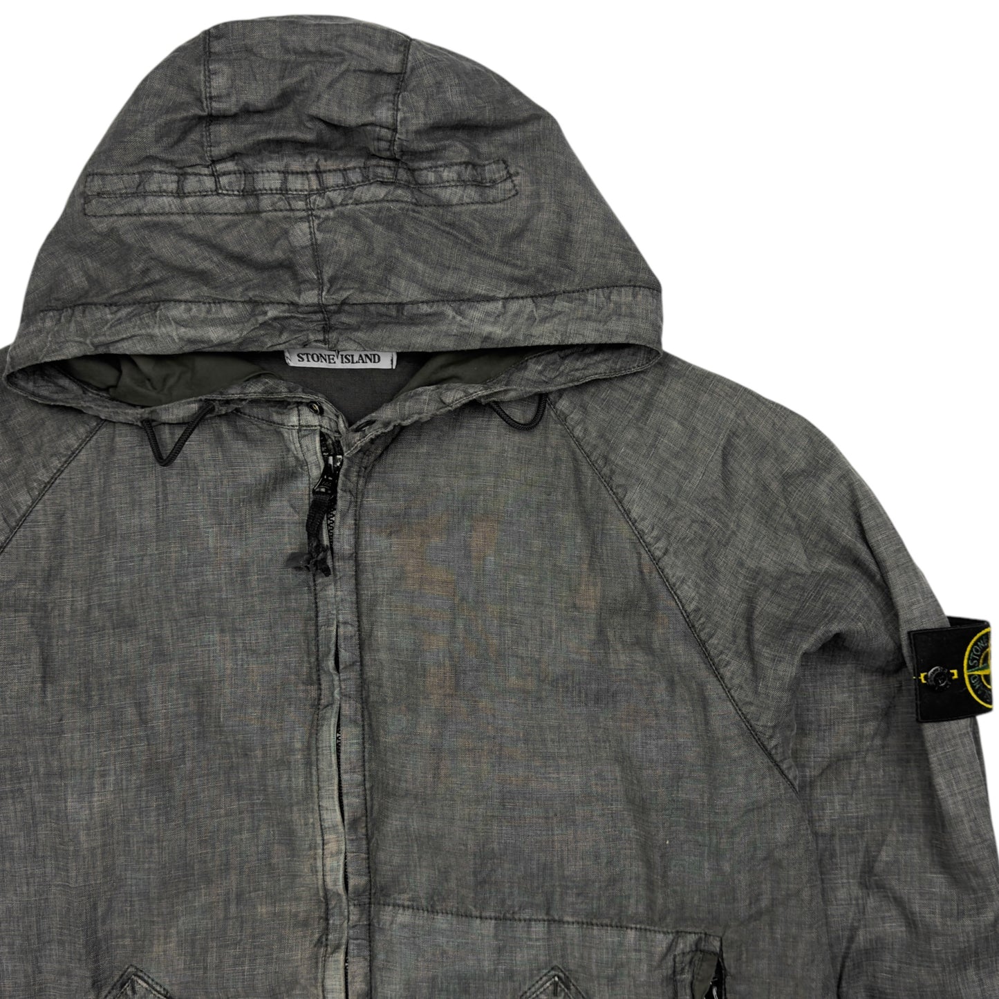 S/S 14 Stone Island Lino Watro Tela Jacket - Grey