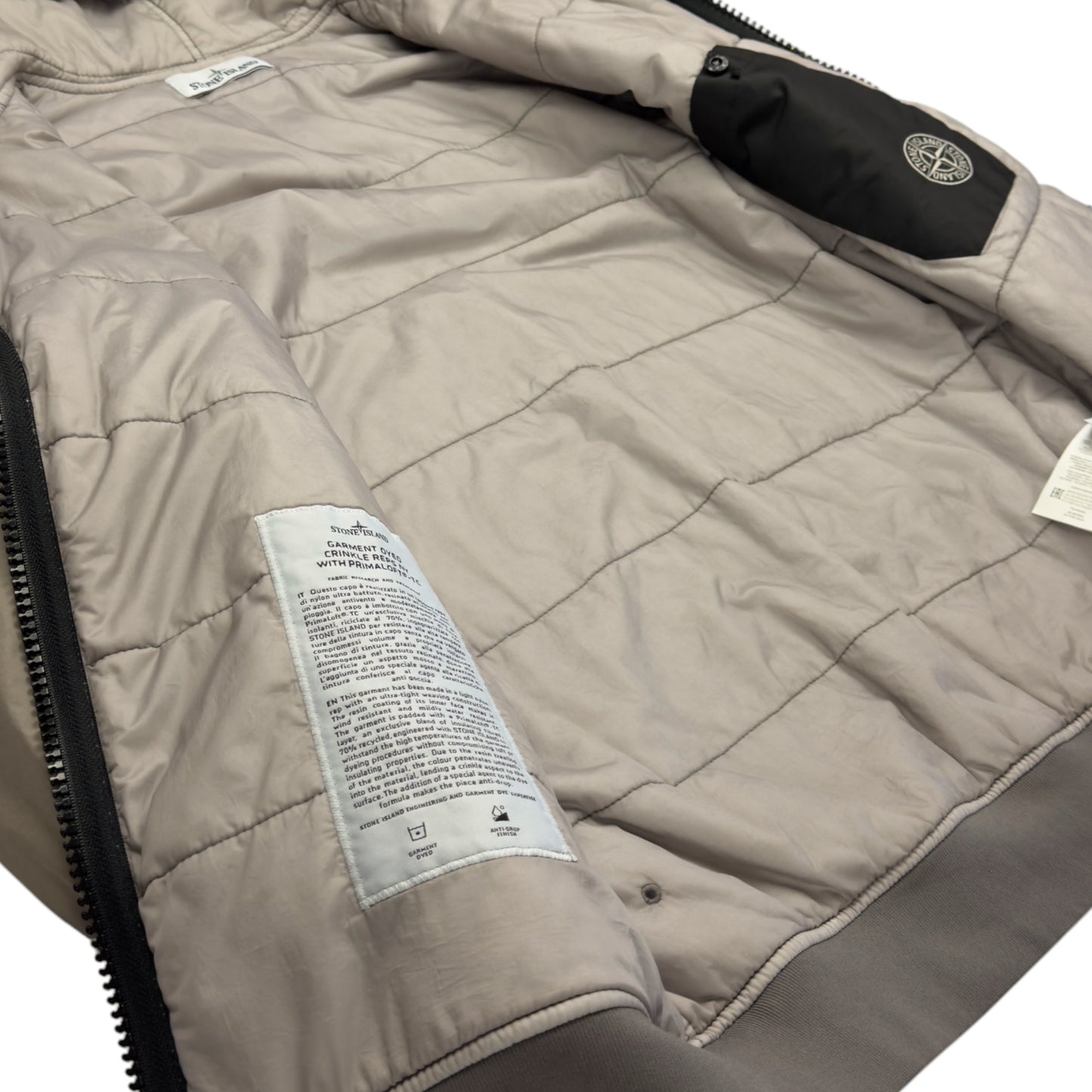 A/W 20 Stone Island Crinkle Reps R-NY with Primaloft Jacket - Beige