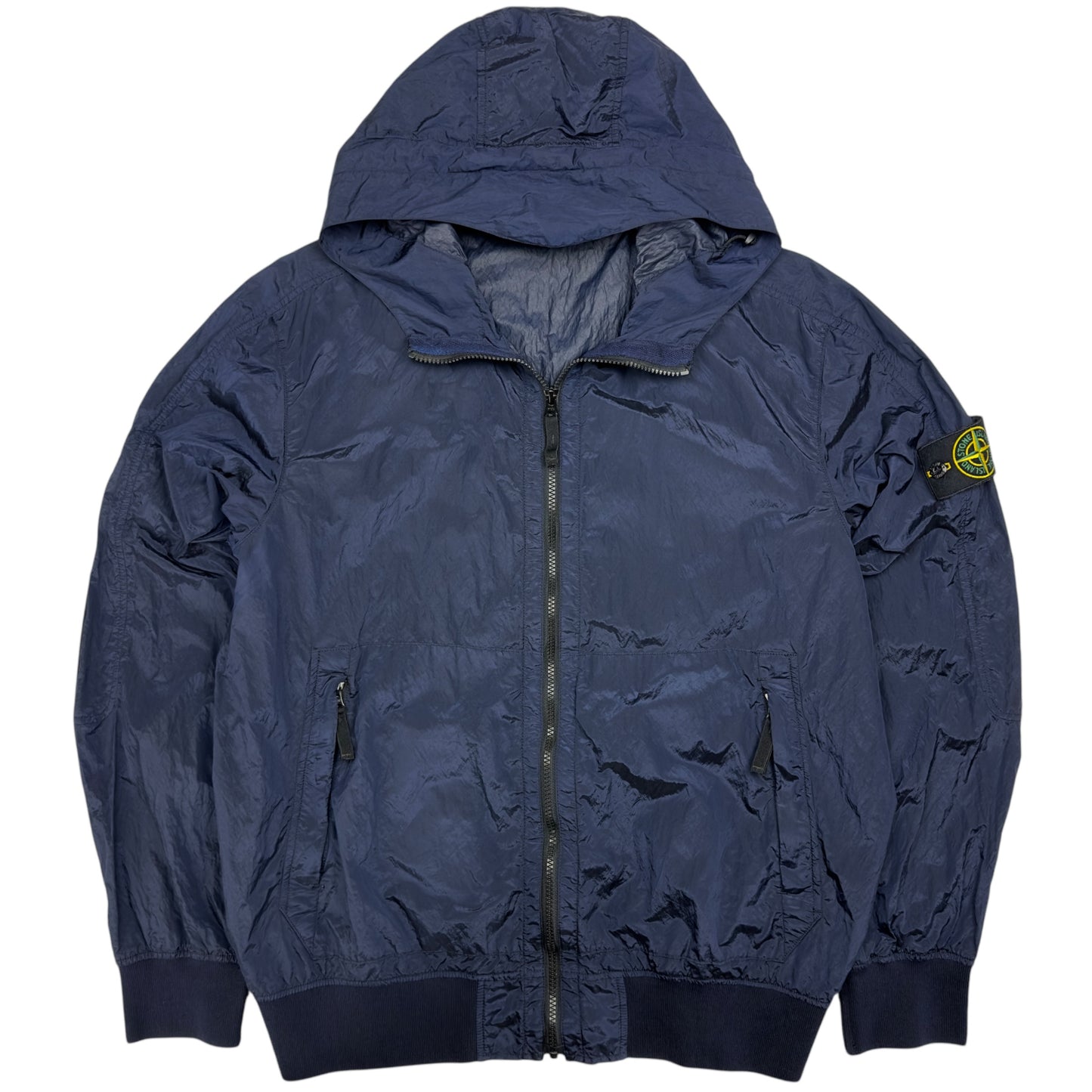 S/S 18 Stone Island Nylon Metal Watro Jacket - Navy