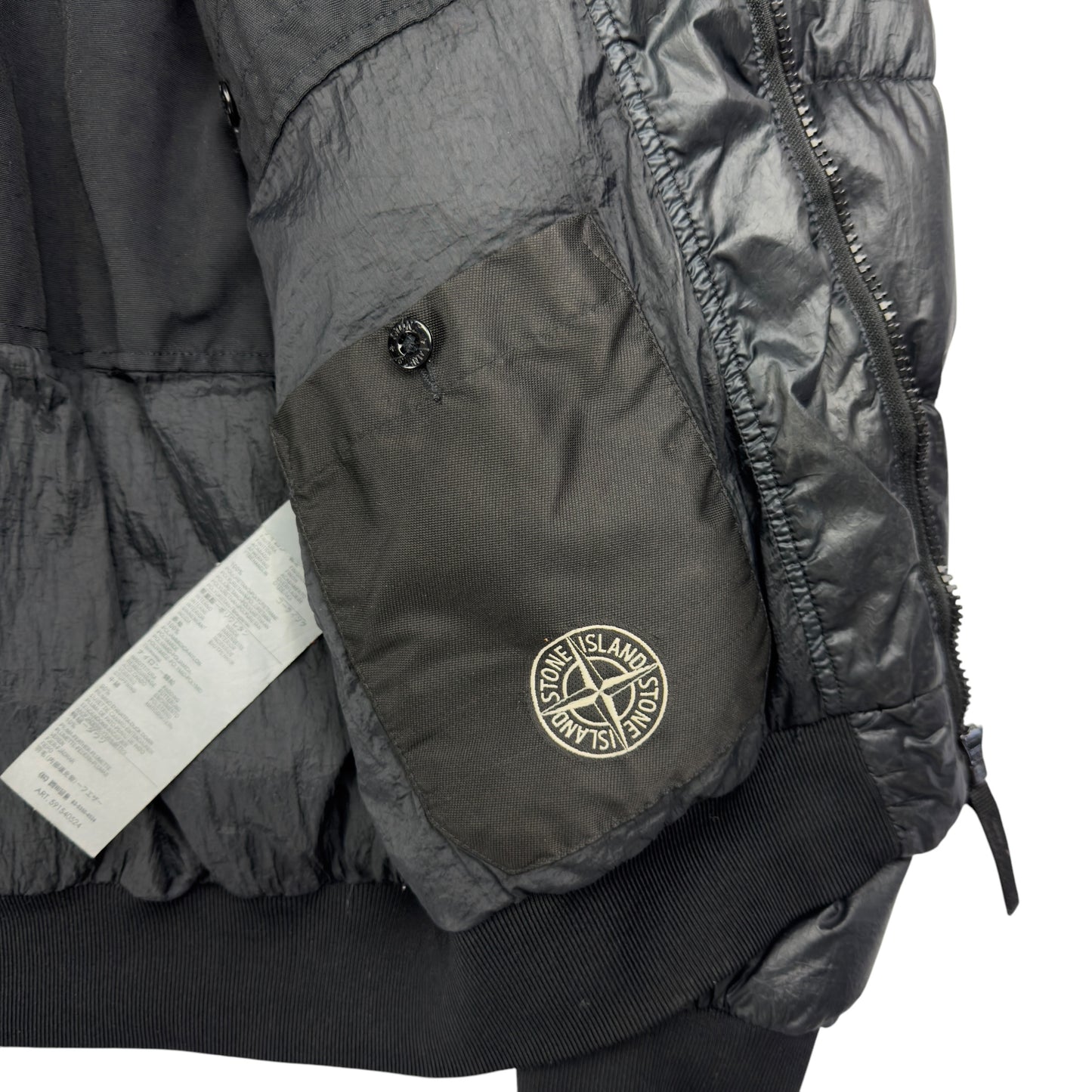 A/W 13 Stone Island Garment Dyed Down_26 GR X SQM_N Hoodless Puffer Jacket